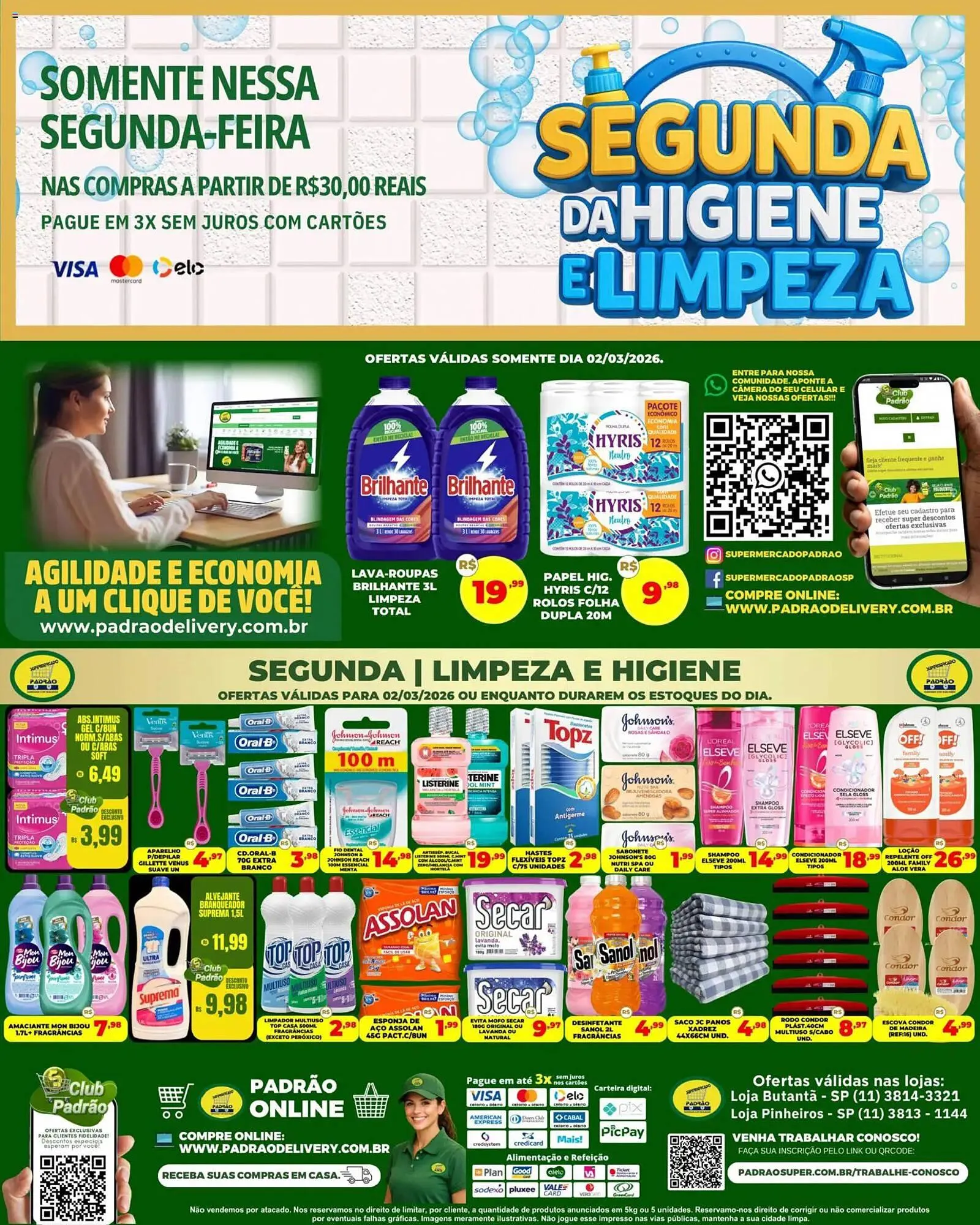 Encarte de Folheto Supermercado Padrão 2 de março até 3 de março 2026 - Pagina 1