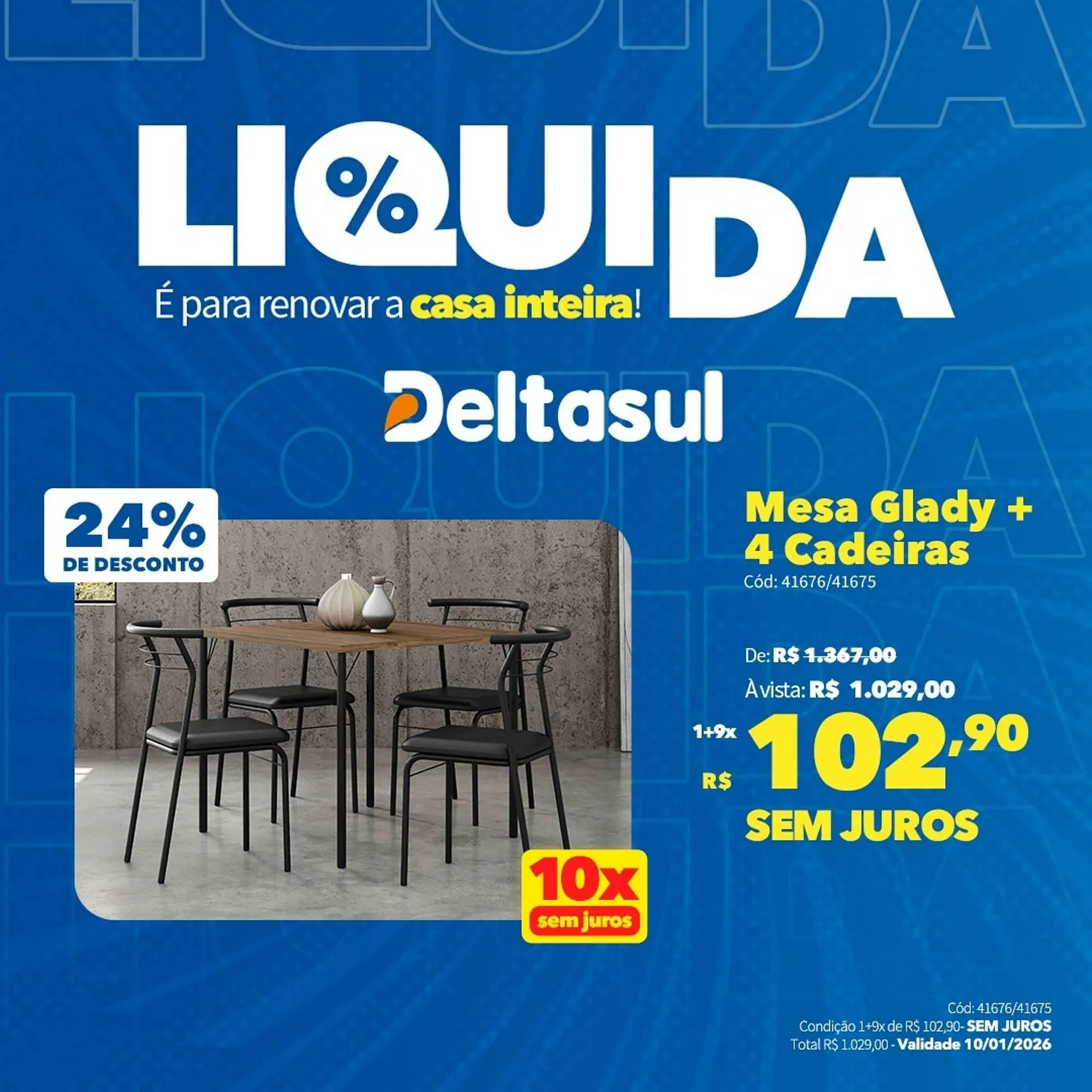 Encarte de Folheto Deltasul 2 de janeiro até 10 de janeiro 2026 - Pagina 1