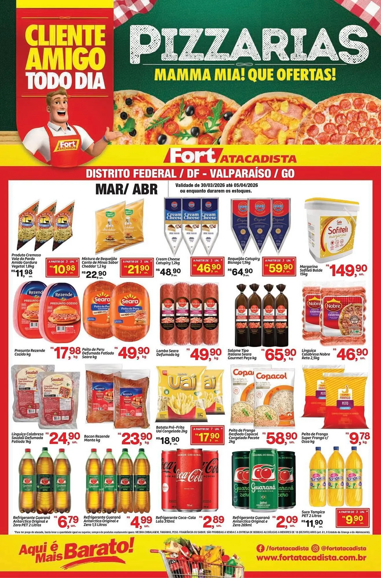 Encarte de Tabloide Fort Atacadista 30 de março até 5 de abril 2026 - Pagina 1