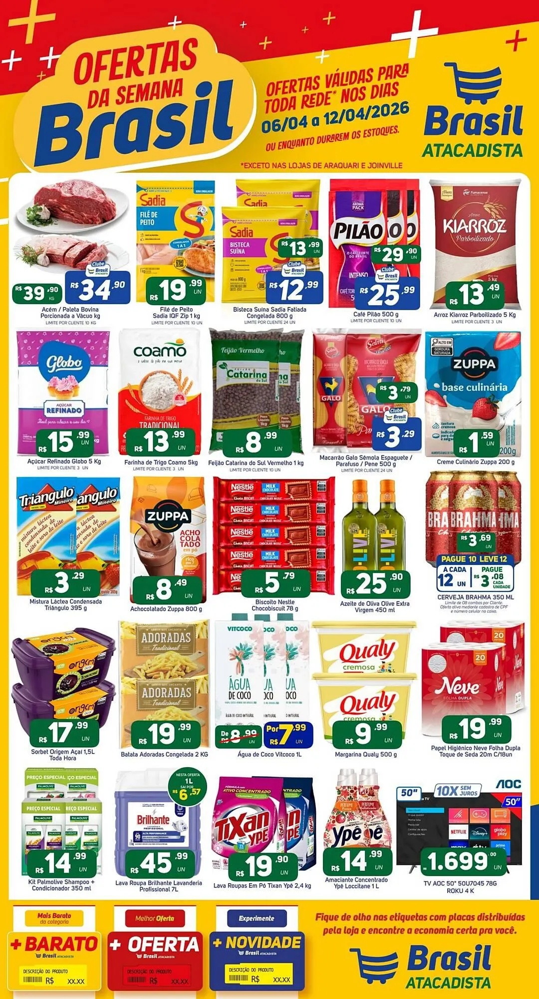 Encarte de Catálogo Brasil Atacadista 6 de abril até 12 de abril 2026 - Pagina 1