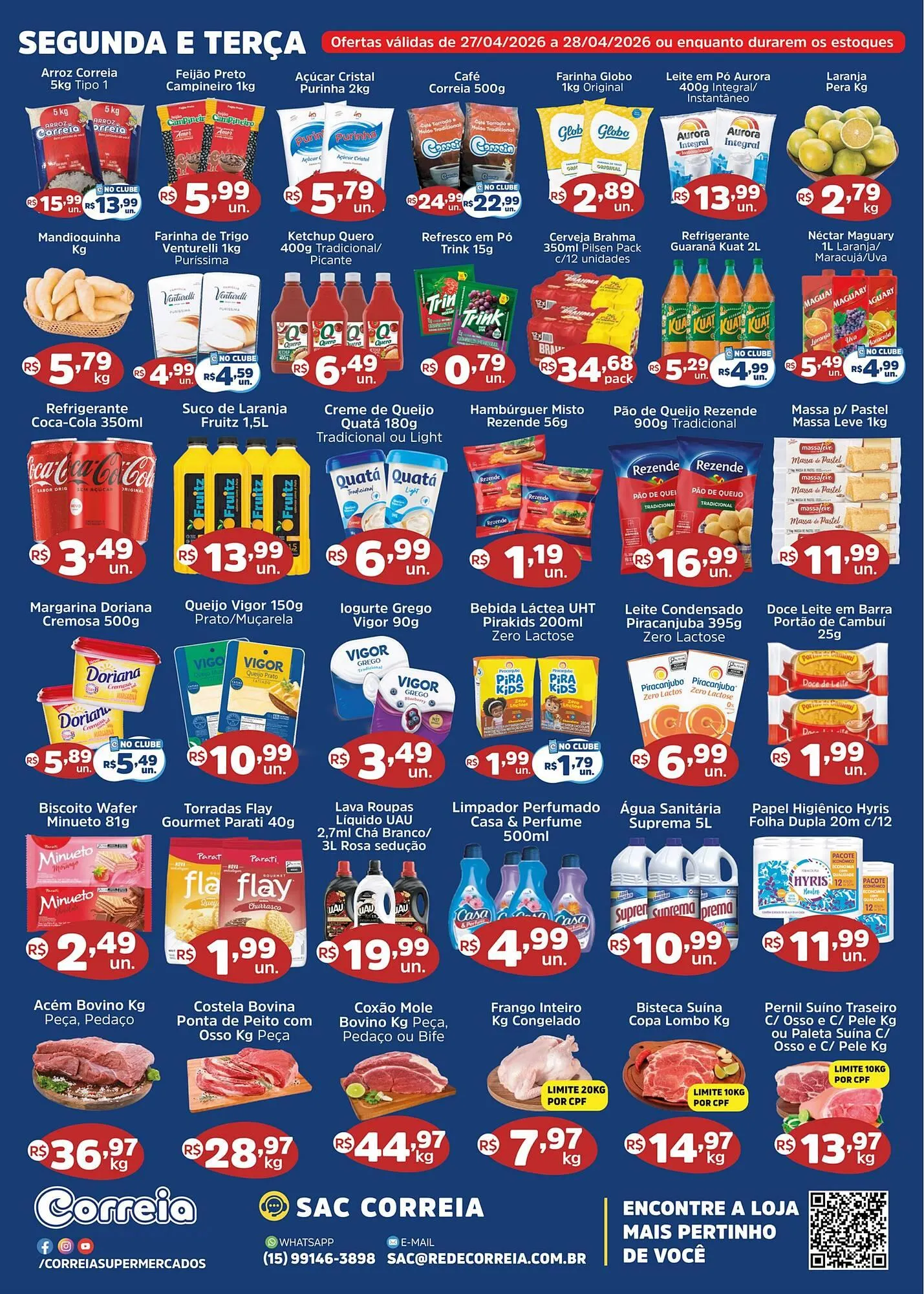 Encarte de Catálogo Supermercados Correia 24 de abril até 26 de abril 2026 - Pagina 2