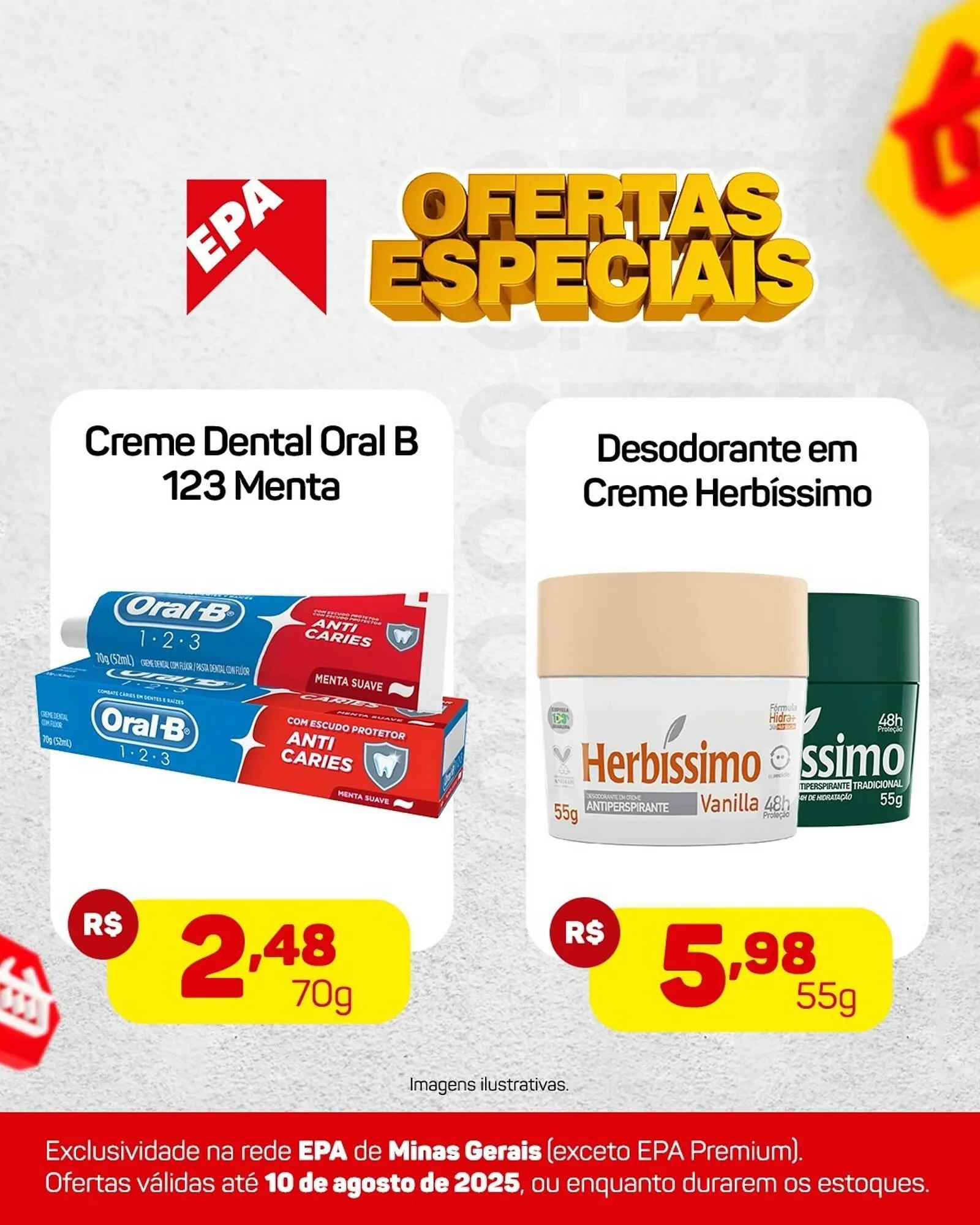 Encarte de Catálogo Epa 4 de agosto até 10 de agosto 2025 - Pagina 1