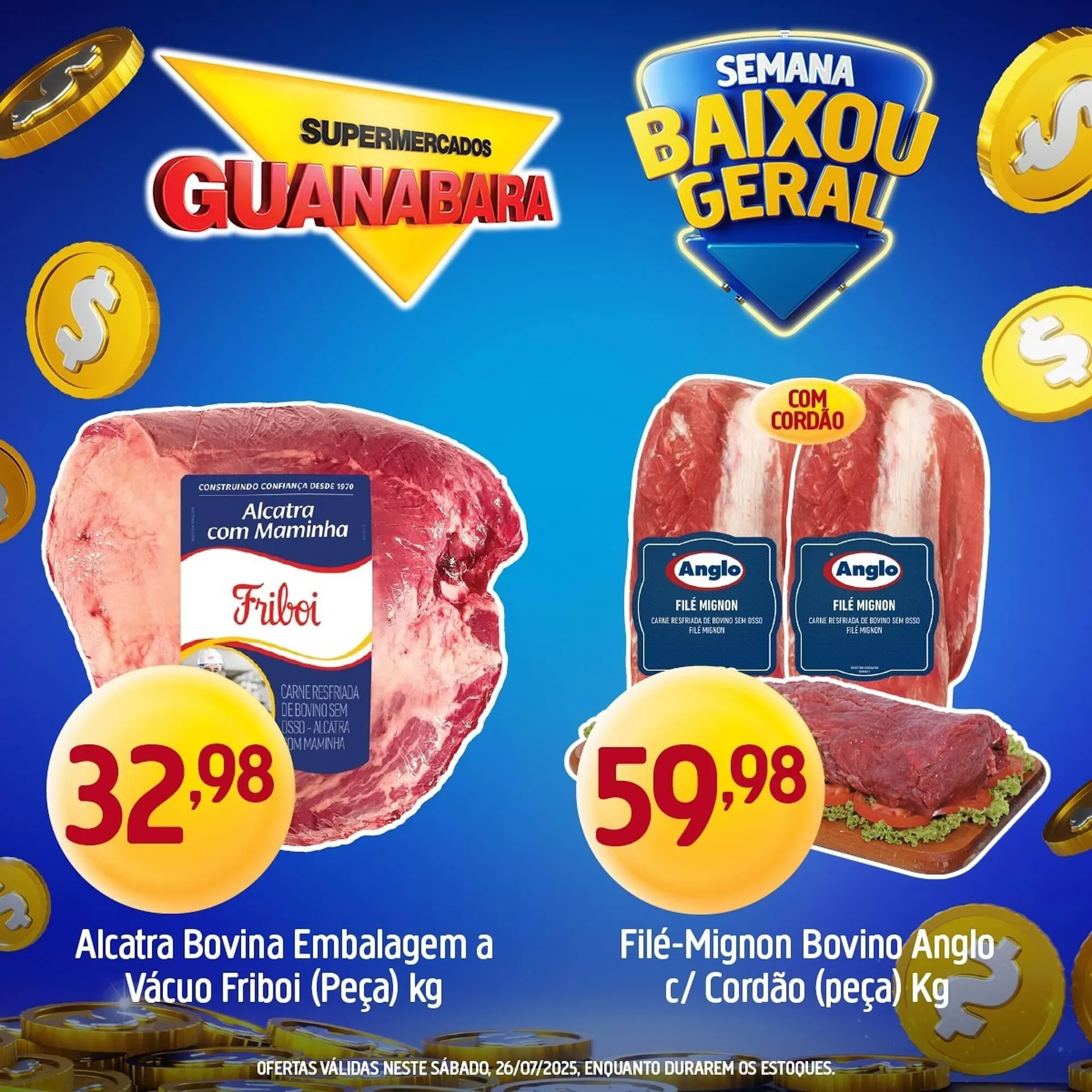 Encarte de Catálogo Supermercados Guanabara 26 de julho até 26 de julho 2025 - Pagina 1