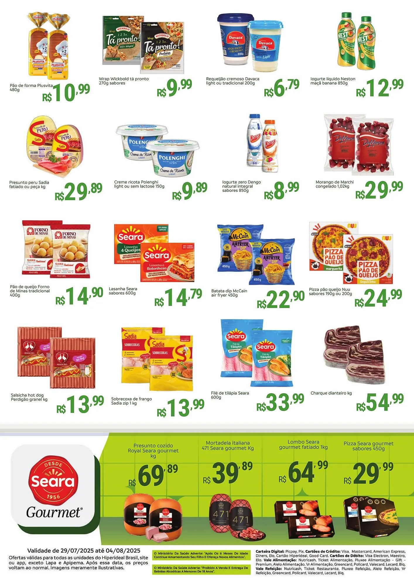 Encarte de Catálogo Hiperideal Supermercados 29 de julho até 4 de agosto 2025 - Pagina 2
