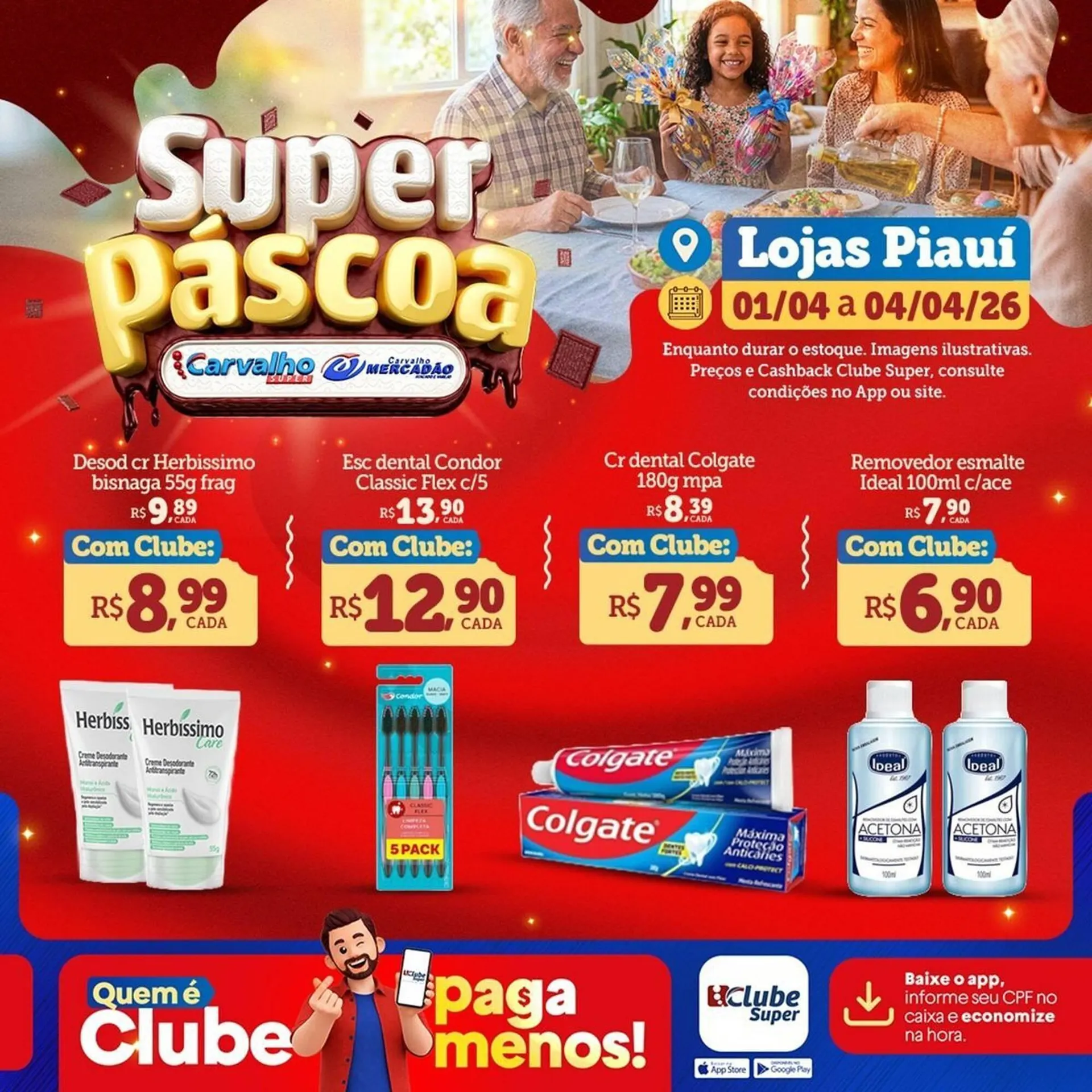 Encarte de Catálogo Carvalho Supermercado 1 de abril até 4 de abril 2026 - Pagina 8