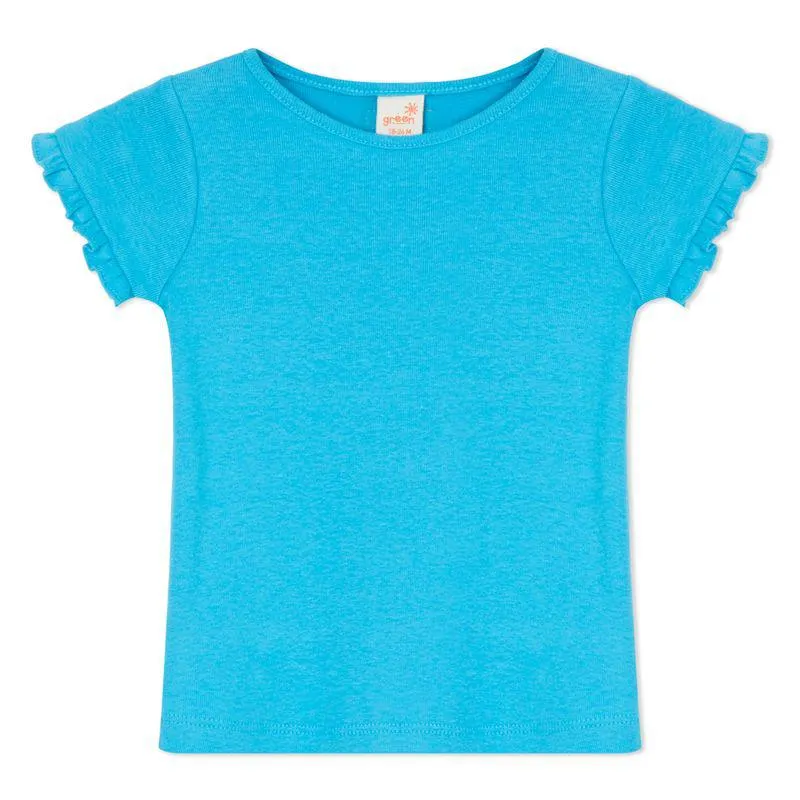 Camiseta Toddler Menina Babadinho Azul