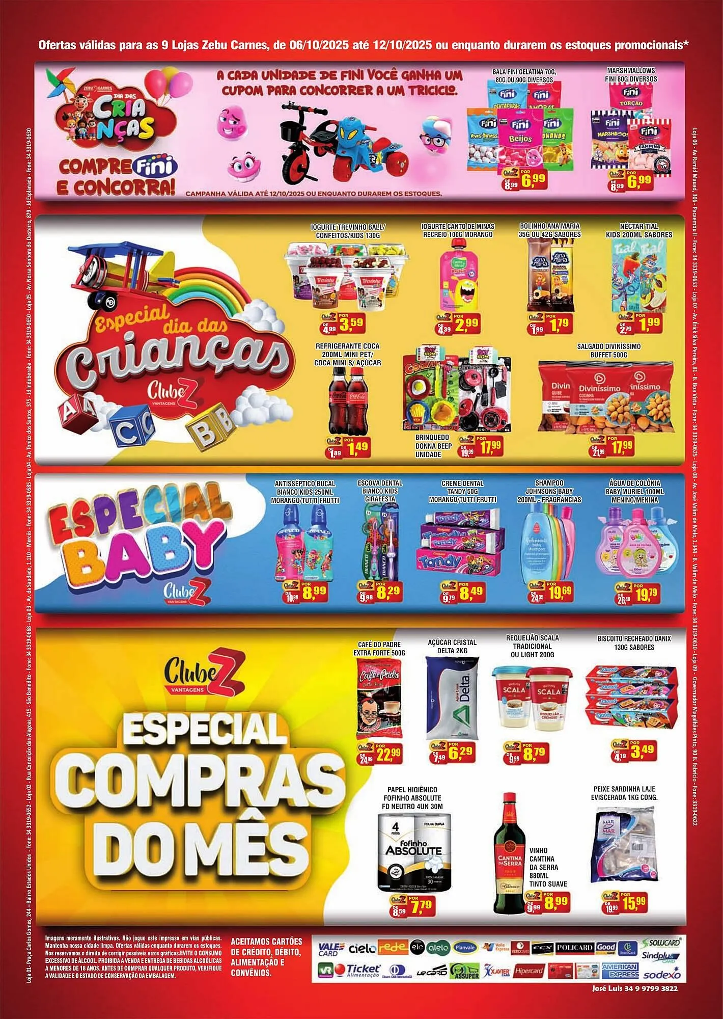 Encarte de Catálogo Zebu Carnes Supermercados 6 de outubro até 12 de outubro 2025 - Pagina 2