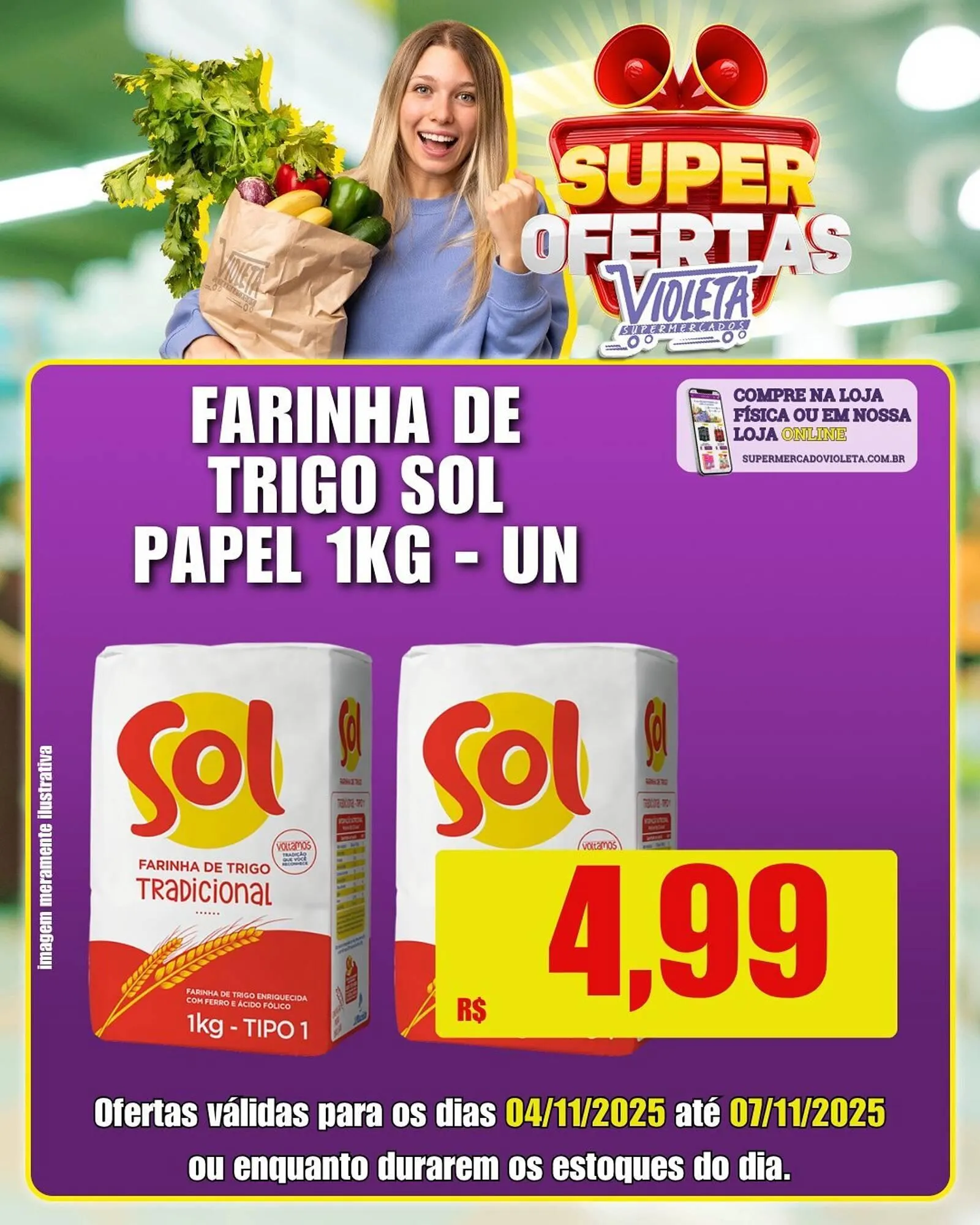 Encarte de Catálogo Violeta Supermercados 4 de novembro até 7 de novembro 2025 - Pagina 5