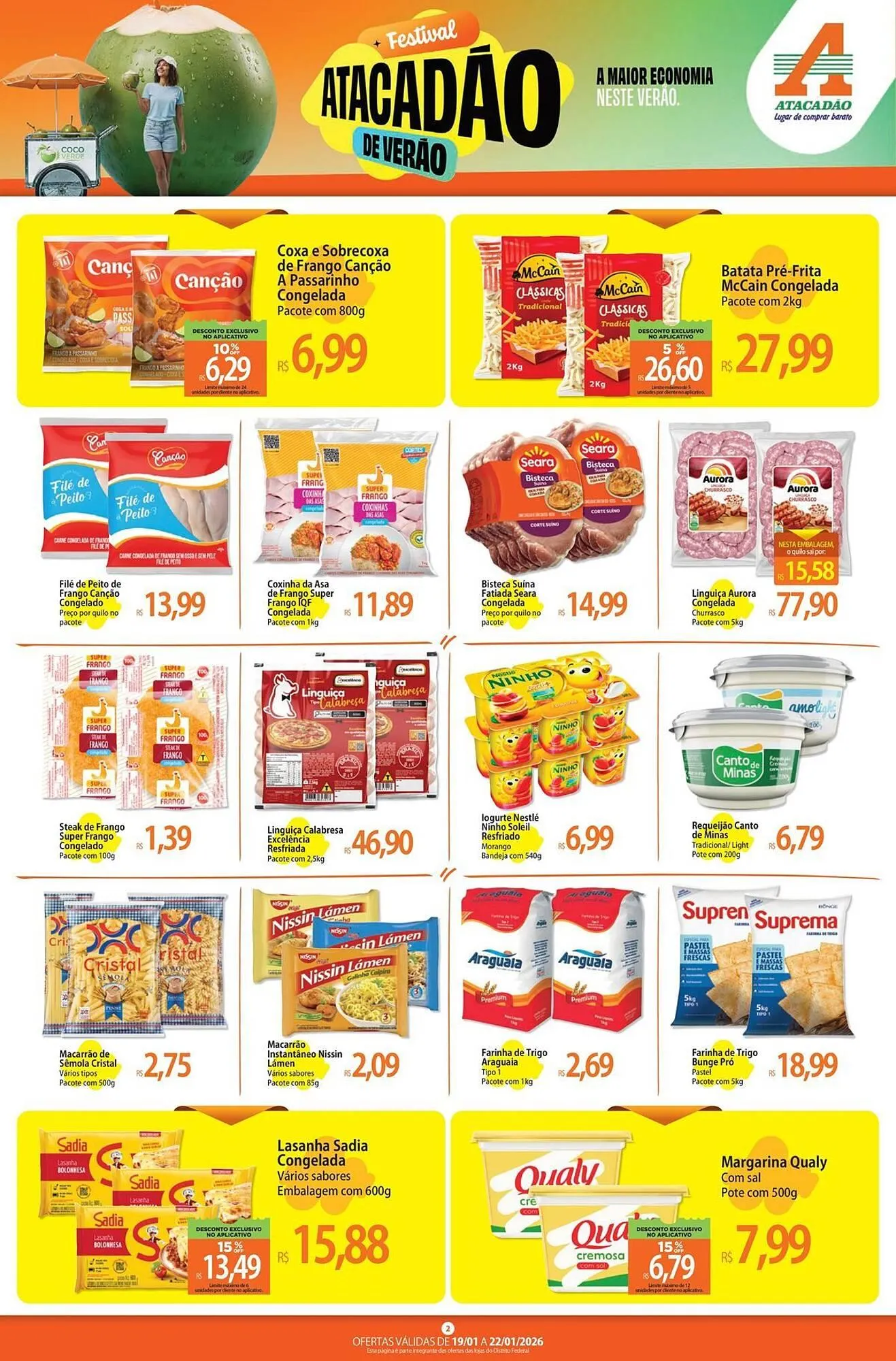 Encarte de Folheto Atacadão 19 de janeiro até 22 de janeiro 2026 - Pagina 2