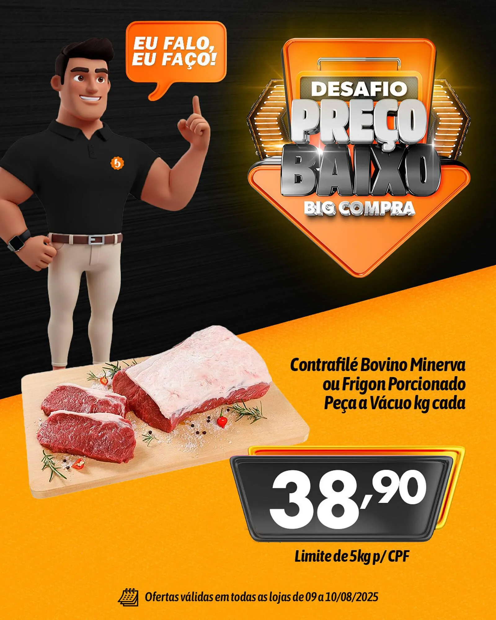 Encarte de Catálogo Supermercados Big Compra 9 de agosto até 10 de agosto 2025 - Pagina 3