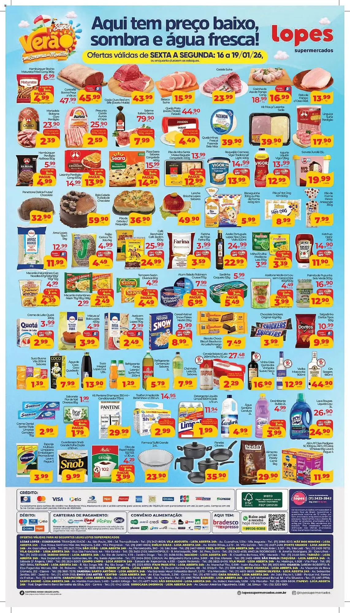 Encarte de Folheto Lopes Supermercados 16 de janeiro até 19 de janeiro 2026 - Pagina 2