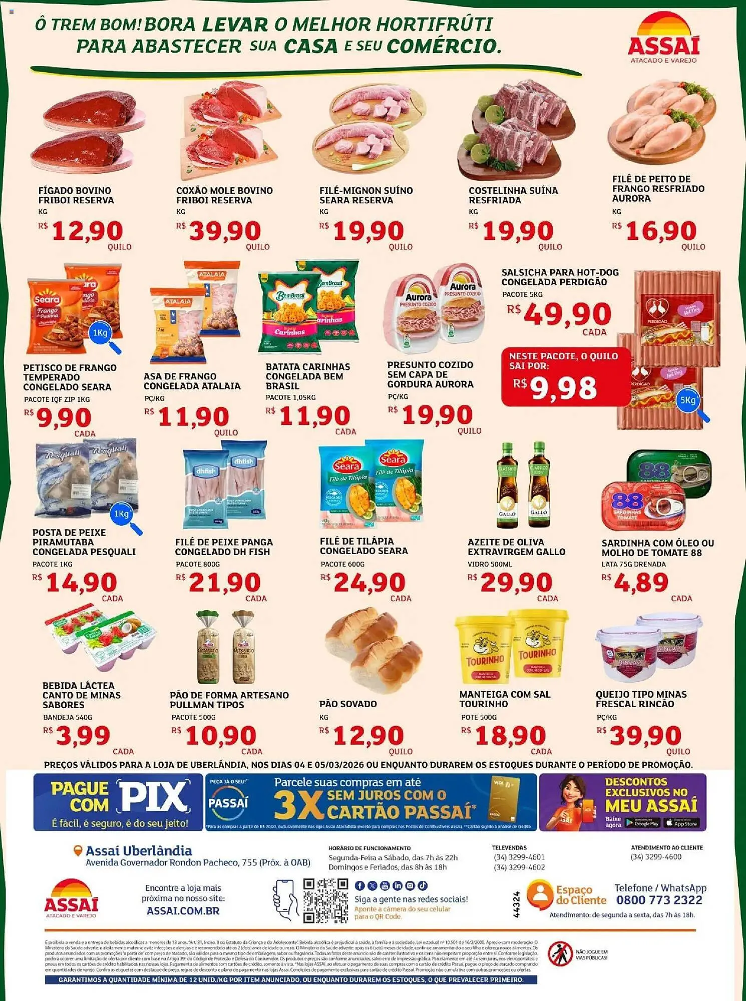 Encarte de Encarte Assaí Atacadista 4 de março até 5 de março 2026 - Pagina 2