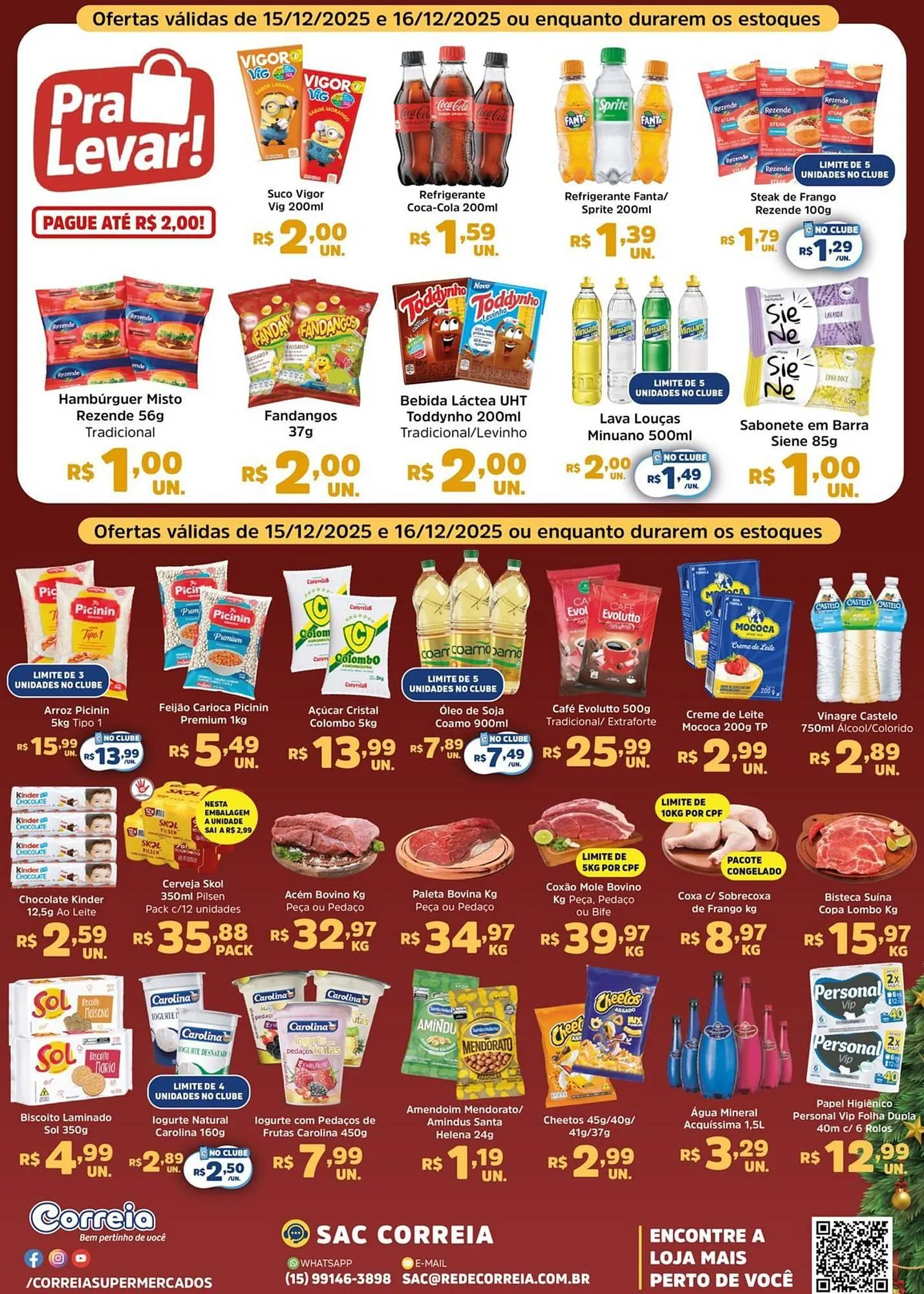 Encarte de Catálogo Supermercados Correia 12 de dezembro até 14 de dezembro 2025 - Pagina 2