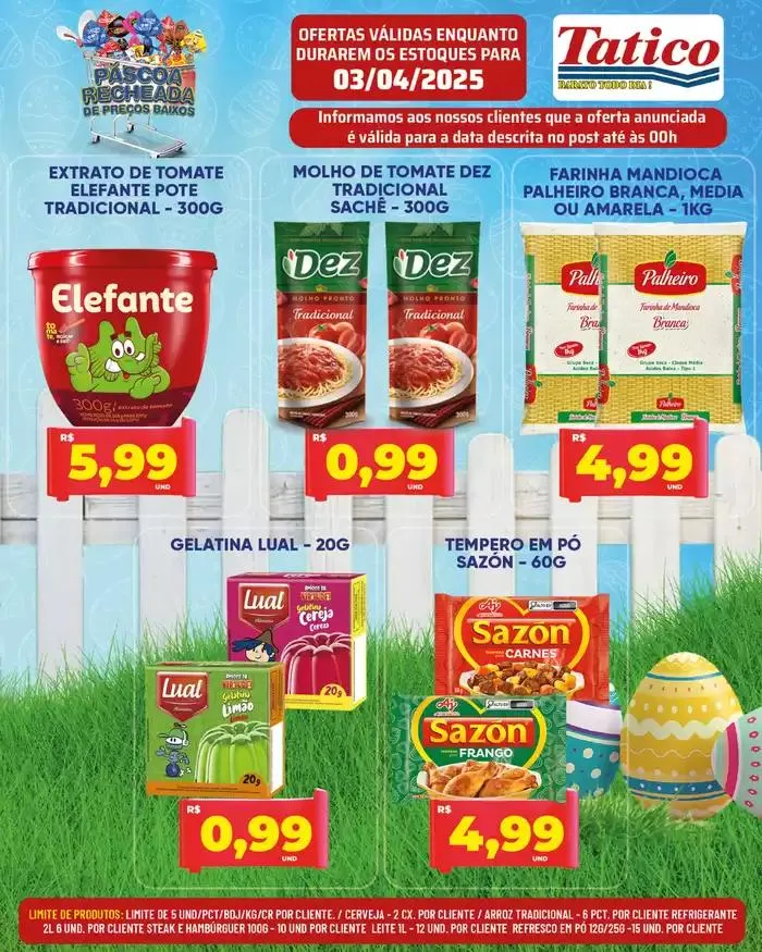 Encarte de Encarte Tatico 3 de abril até 6 de abril 2025 - Pagina 9