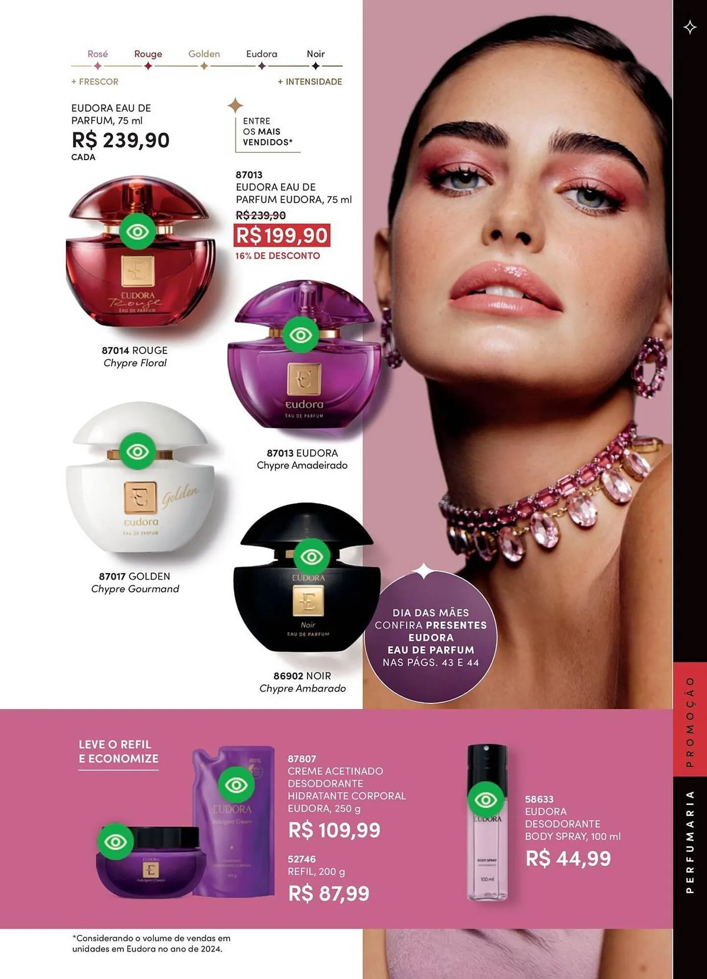 Encarte de Catálogo Eudora 1 de abril até 1 de maio 2026 - Pagina 97