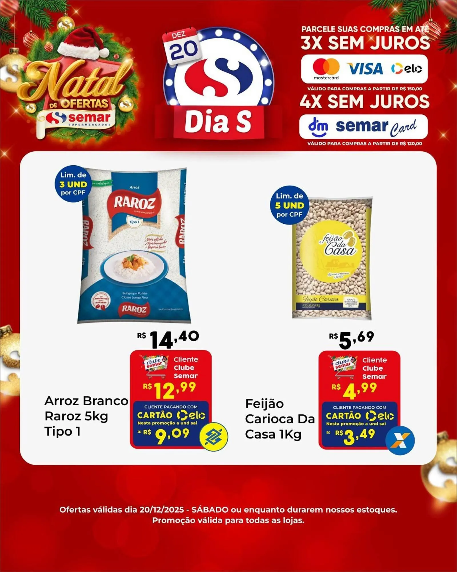 Encarte de Folheto Semar Supermercado 19 de dezembro até 20 de dezembro 2025 - Pagina 4
