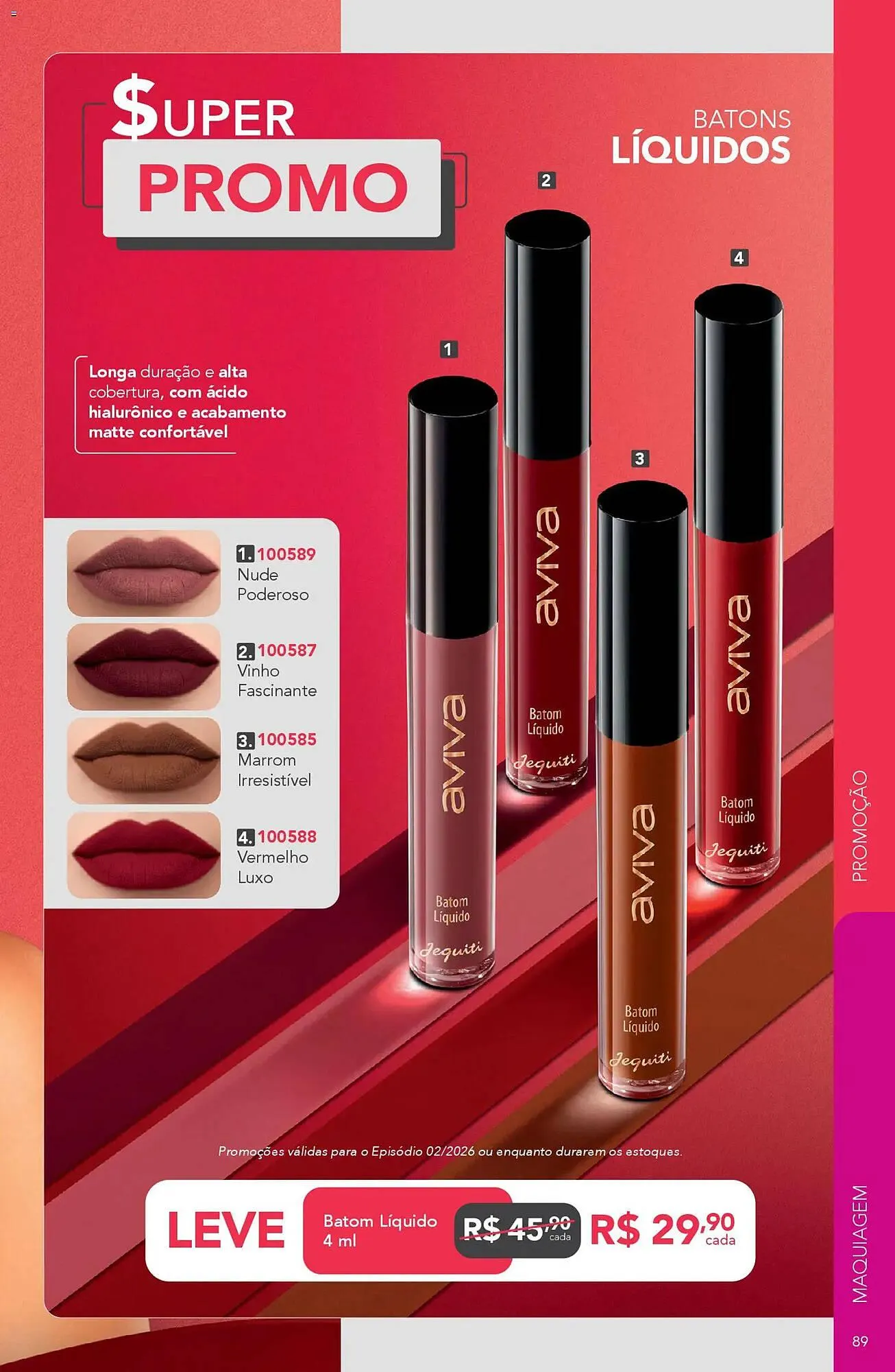 Encarte de Catálogo Jequiti 30 de janeiro até 20 de fevereiro 2026 - Pagina 89