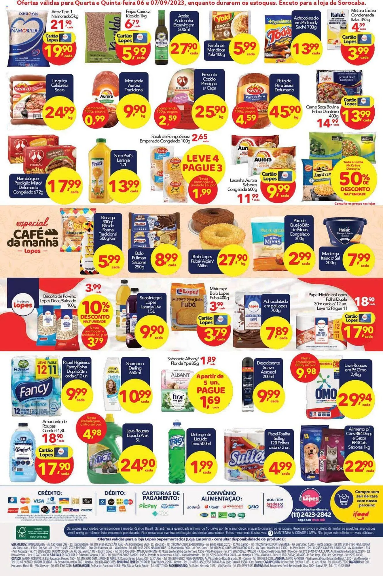 Encarte de Catálogo Lopes Supermercados 6 de setembro até 7 de setembro 2023 - Pagina 4