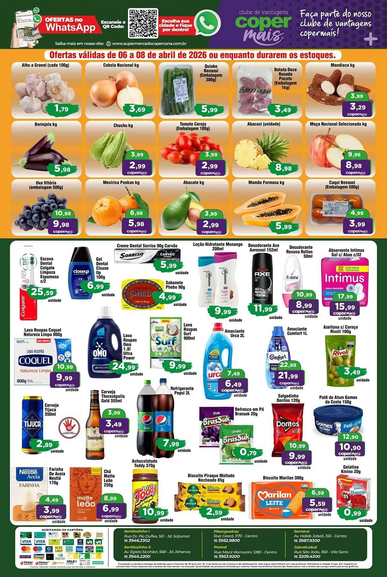 Encarte de Tabloide Copercana 6 de abril até 8 de abril 2026 - Pagina 2