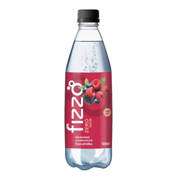 Água com Gás Fizzo de Frutas Vermelhas 500ml