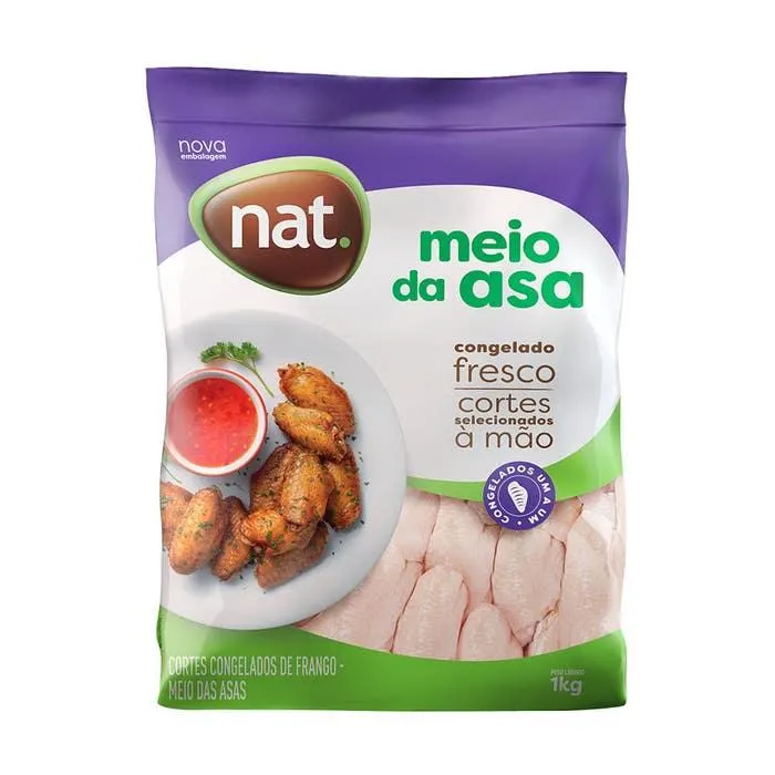 Meio Da Asa Frango Natural 1kg