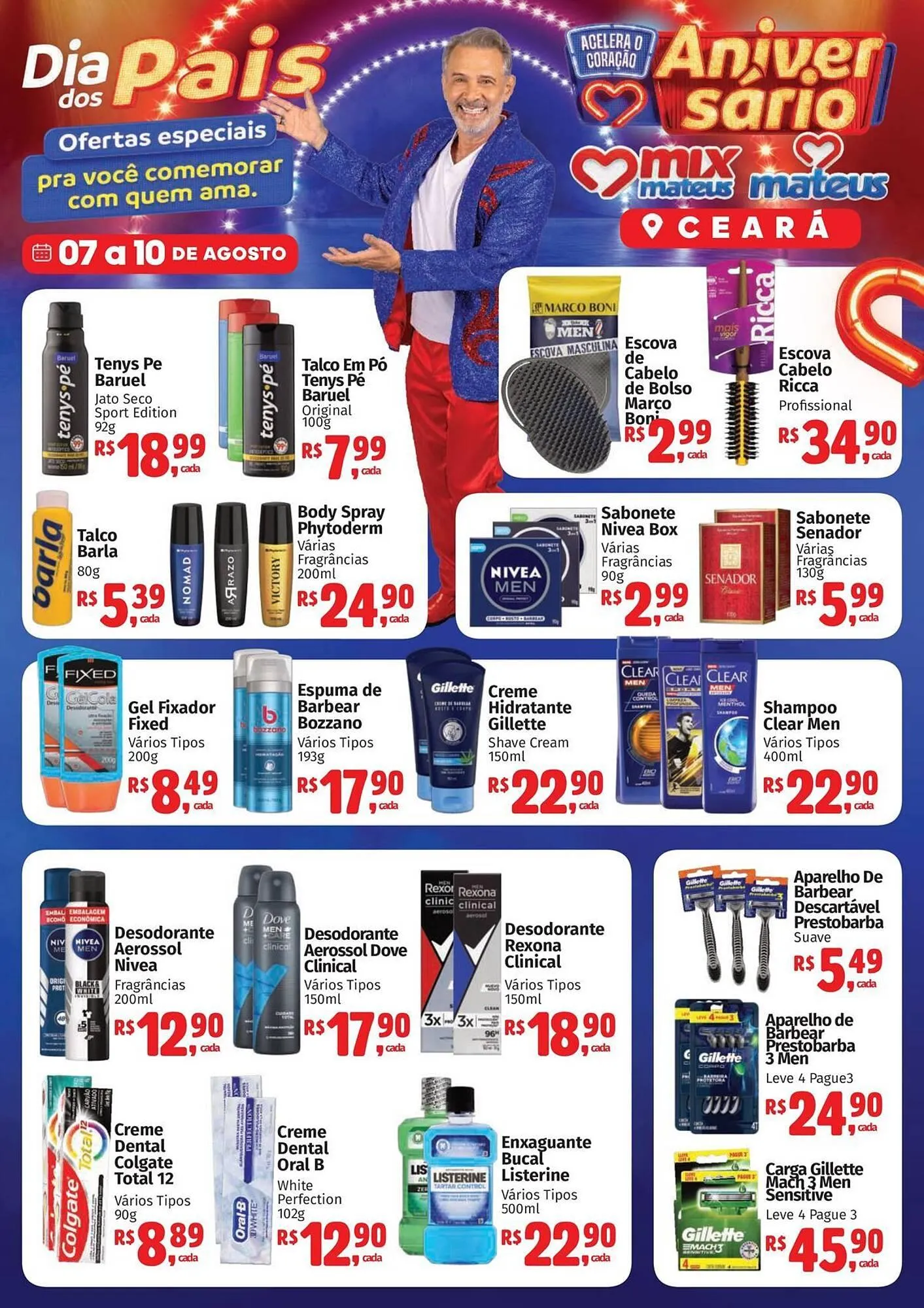 Encarte de Catálogo Supermercados Mateus 7 de agosto até 10 de agosto 2025 - Pagina 1