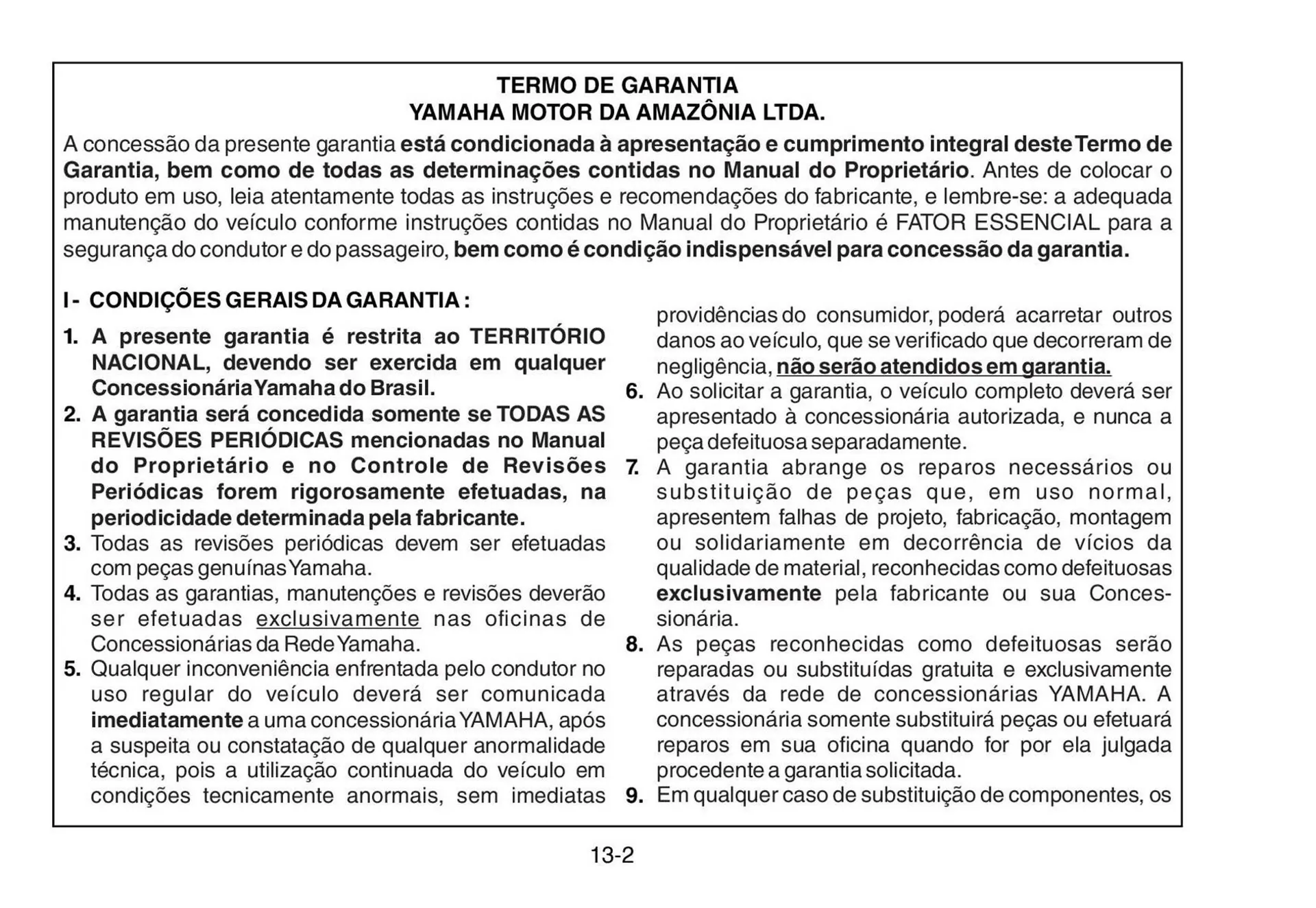Encarte de Panfleto Yamaha 3 de fevereiro até 31 de dezembro 2026 - Pagina 106
