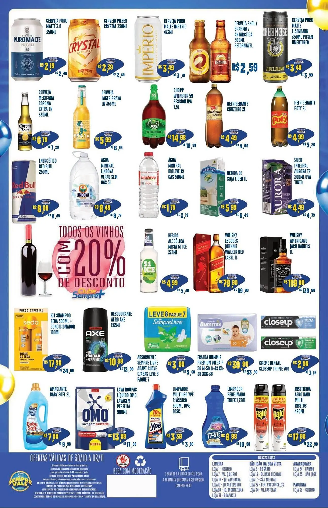 Encarte de Catálogo Sempre Vale Supermercados 30 de outubro até 2 de novembro 2025 - Pagina 4