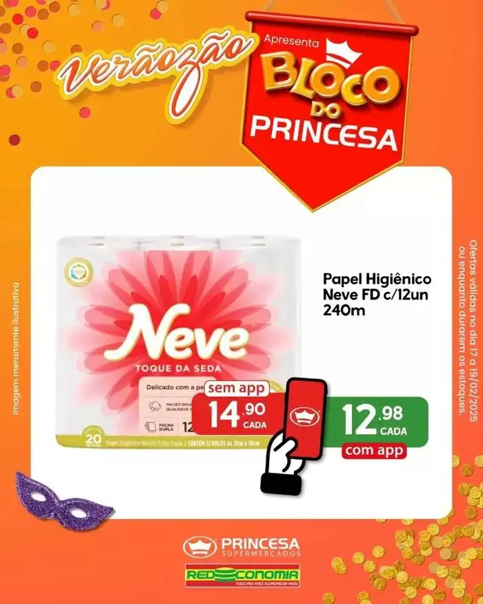 Encarte de Encarte Princesa Supermercados 17 de fevereiro até 19 de fevereiro 2025 - Pagina 1
