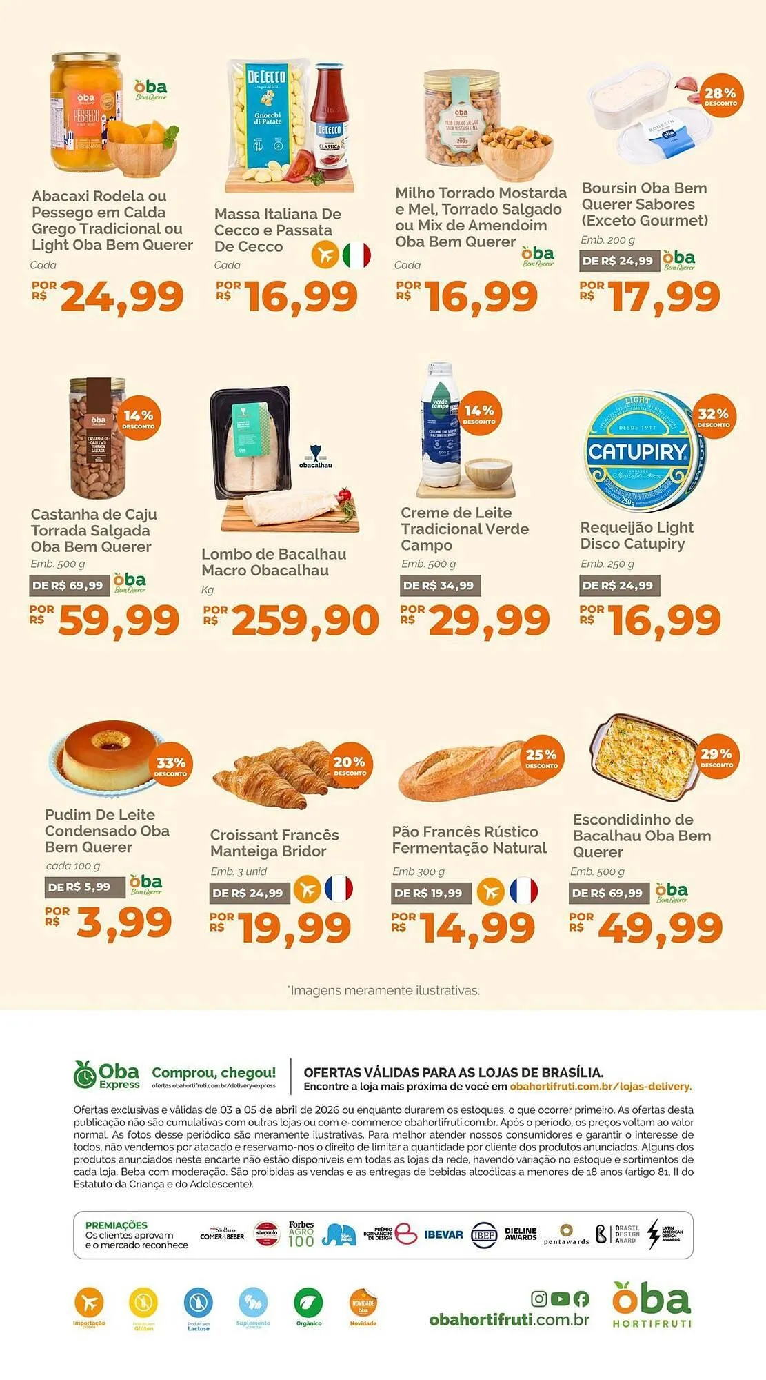 Encarte de Folheto Oba Hortifruti 3 de abril até 5 de abril 2026 - Pagina 7