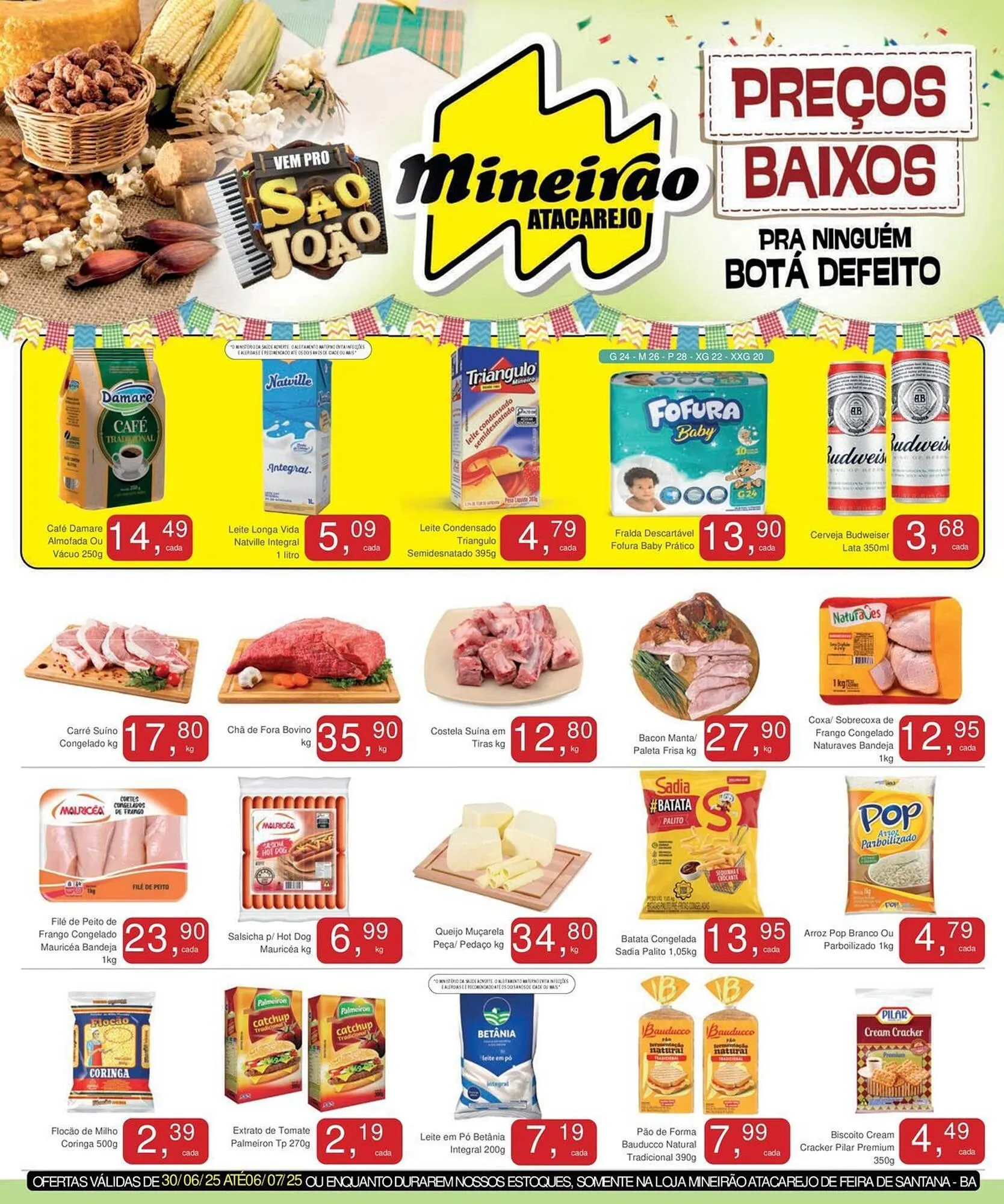 Encarte de Catálogo Mineirão Atacarejo 1 de julho até 6 de julho 2025 - Pagina 1