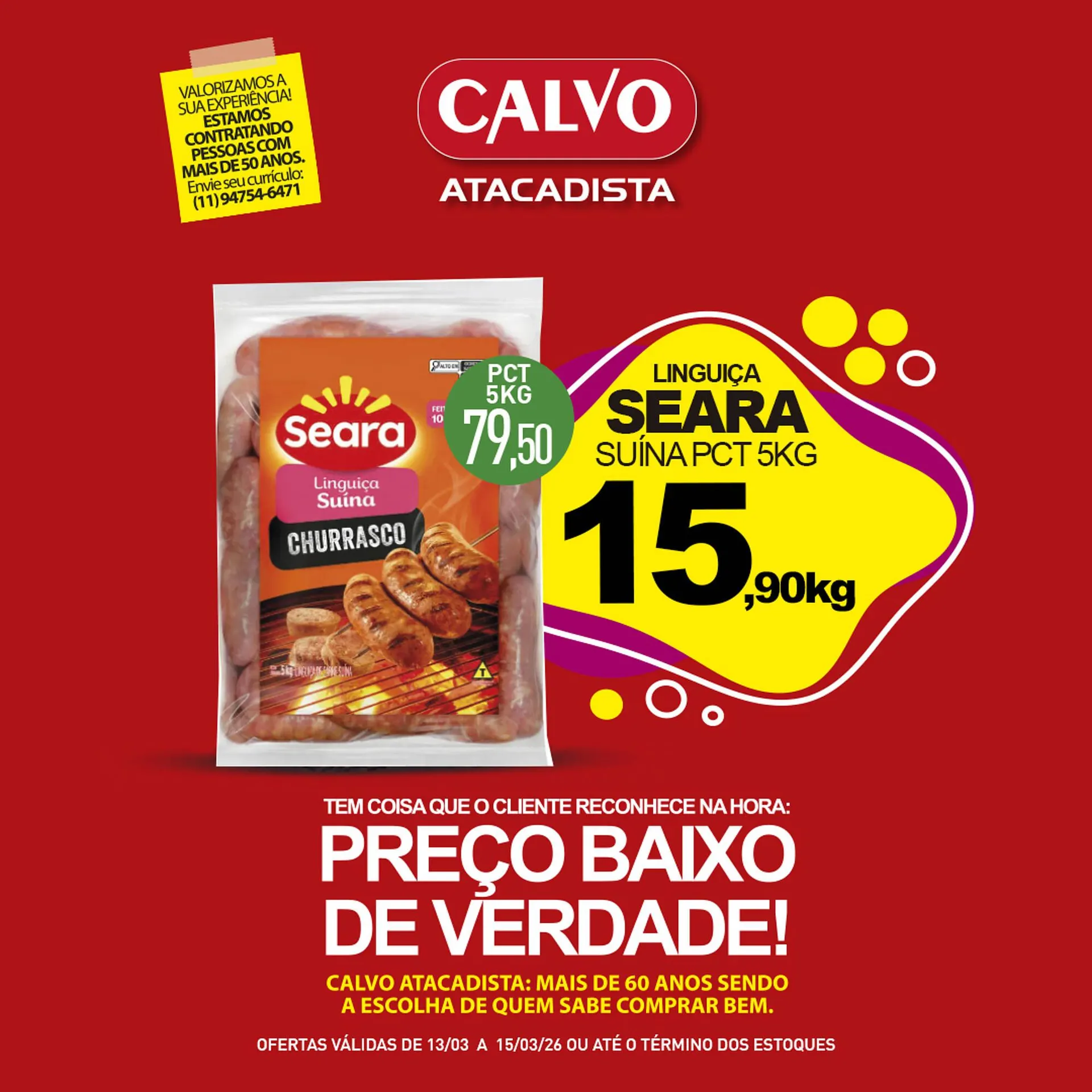 Encarte de Folheto Calvo Atacadista 13 de março até 15 de março 2026 - Pagina 2