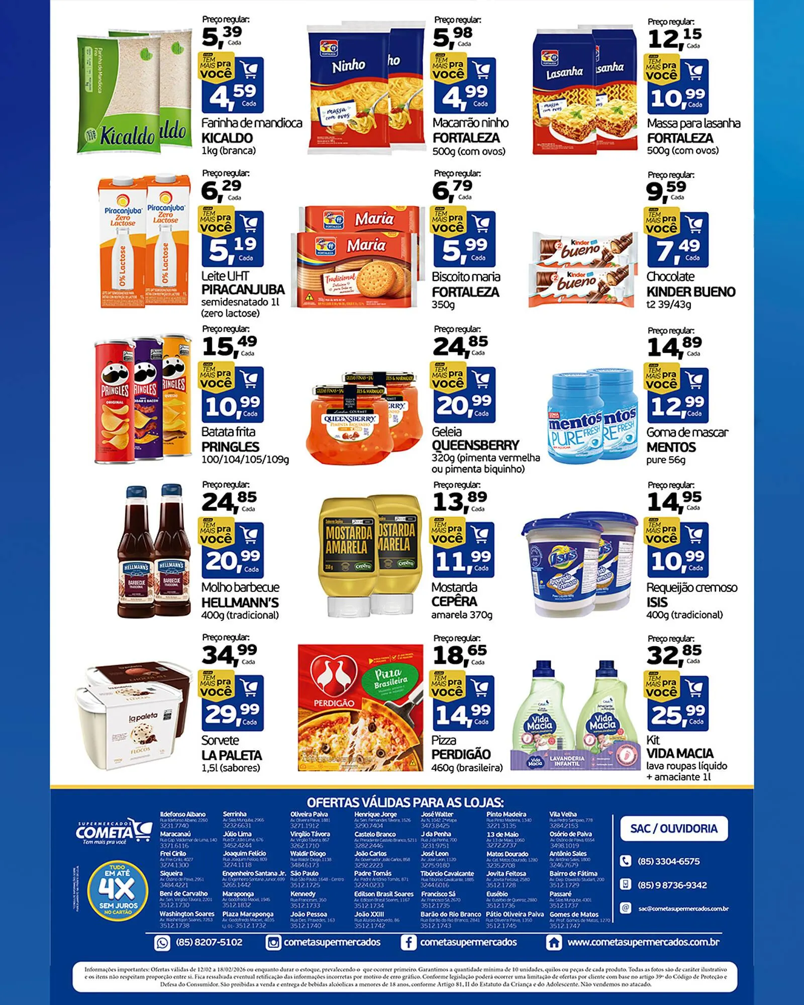 Encarte de Encarte Cometa Supermercados 12 de fevereiro até 18 de fevereiro 2026 - Pagina 3