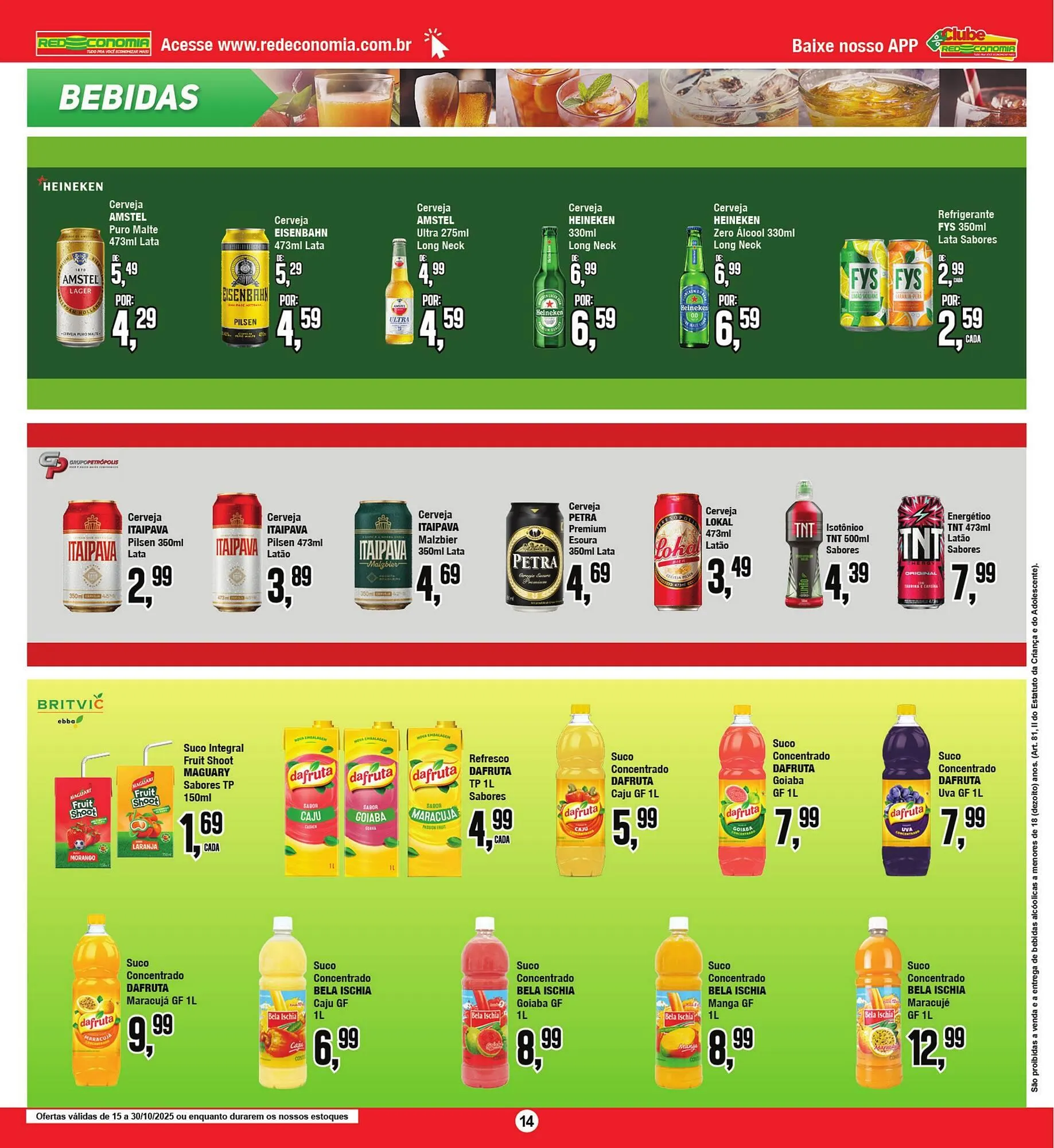 Encarte de Encarte Rede Economia 15 de outubro até 30 de outubro 2025 - Pagina 14