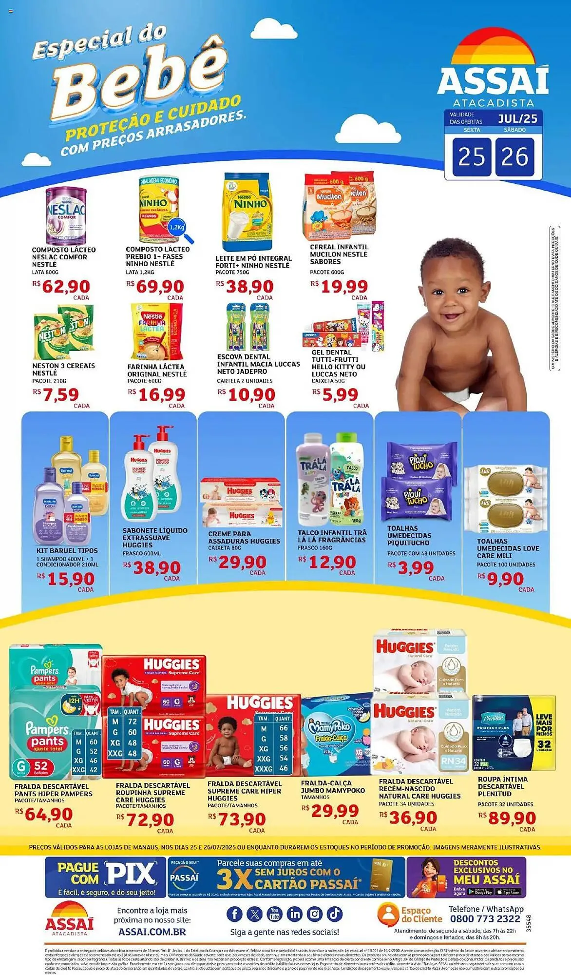Encarte de Catálogo Assaí Atacadista 25 de julho até 26 de julho 2025 - Pagina 1