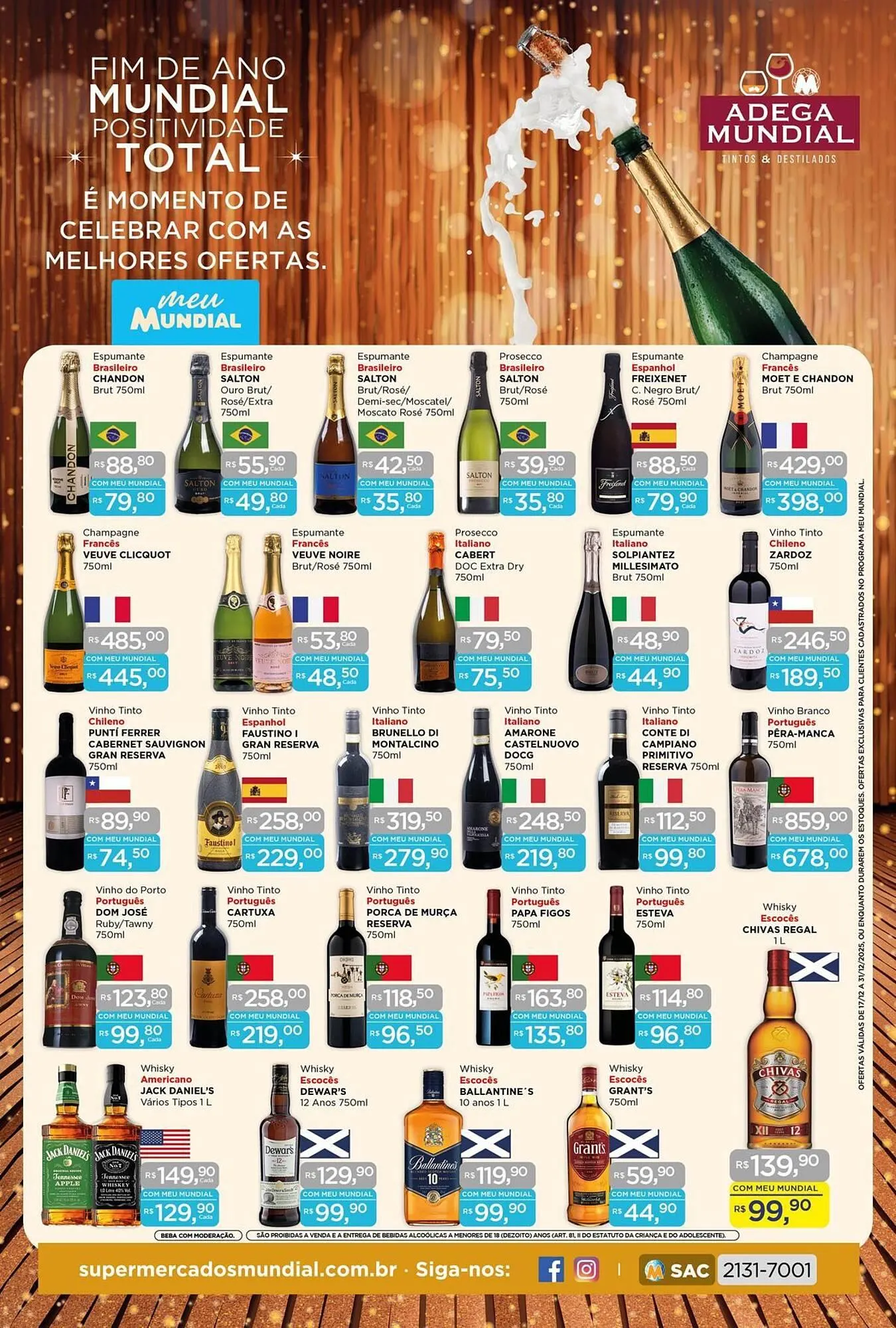 Encarte de Encarte Supermercados Mundial 18 de dezembro até 31 de dezembro 2025 - Pagina 1