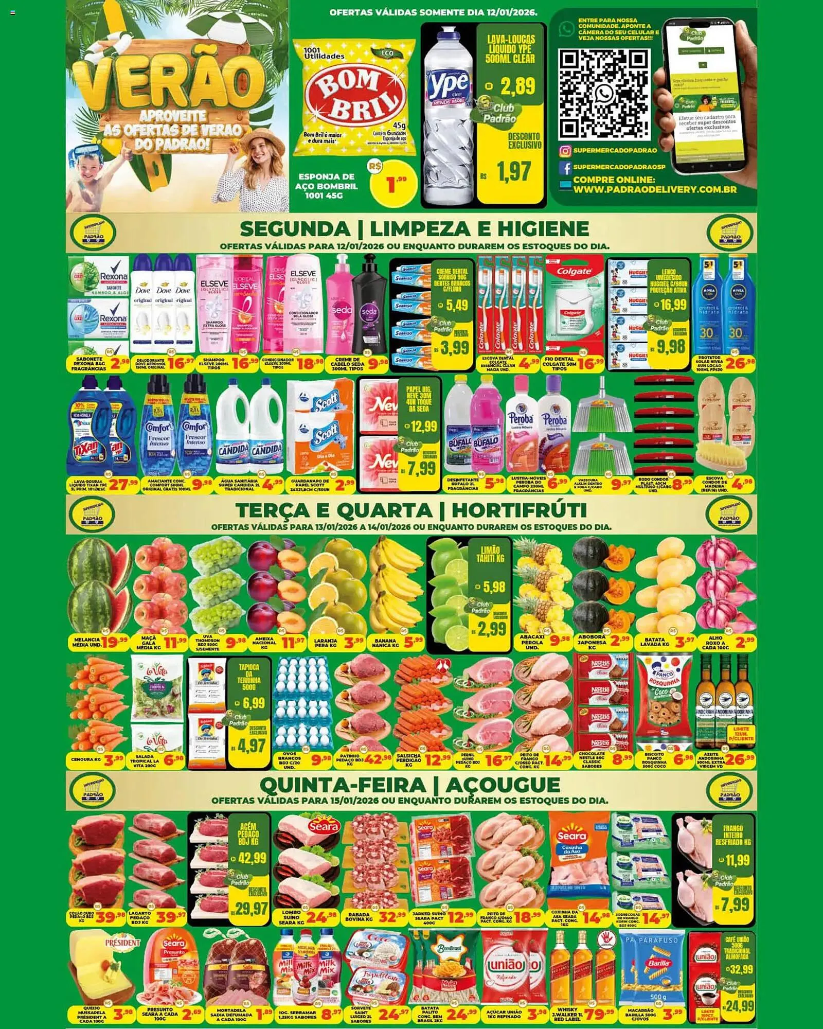 Encarte de Folheto Supermercado Padrão 12 de janeiro até 17 de janeiro 2026 - Pagina 2