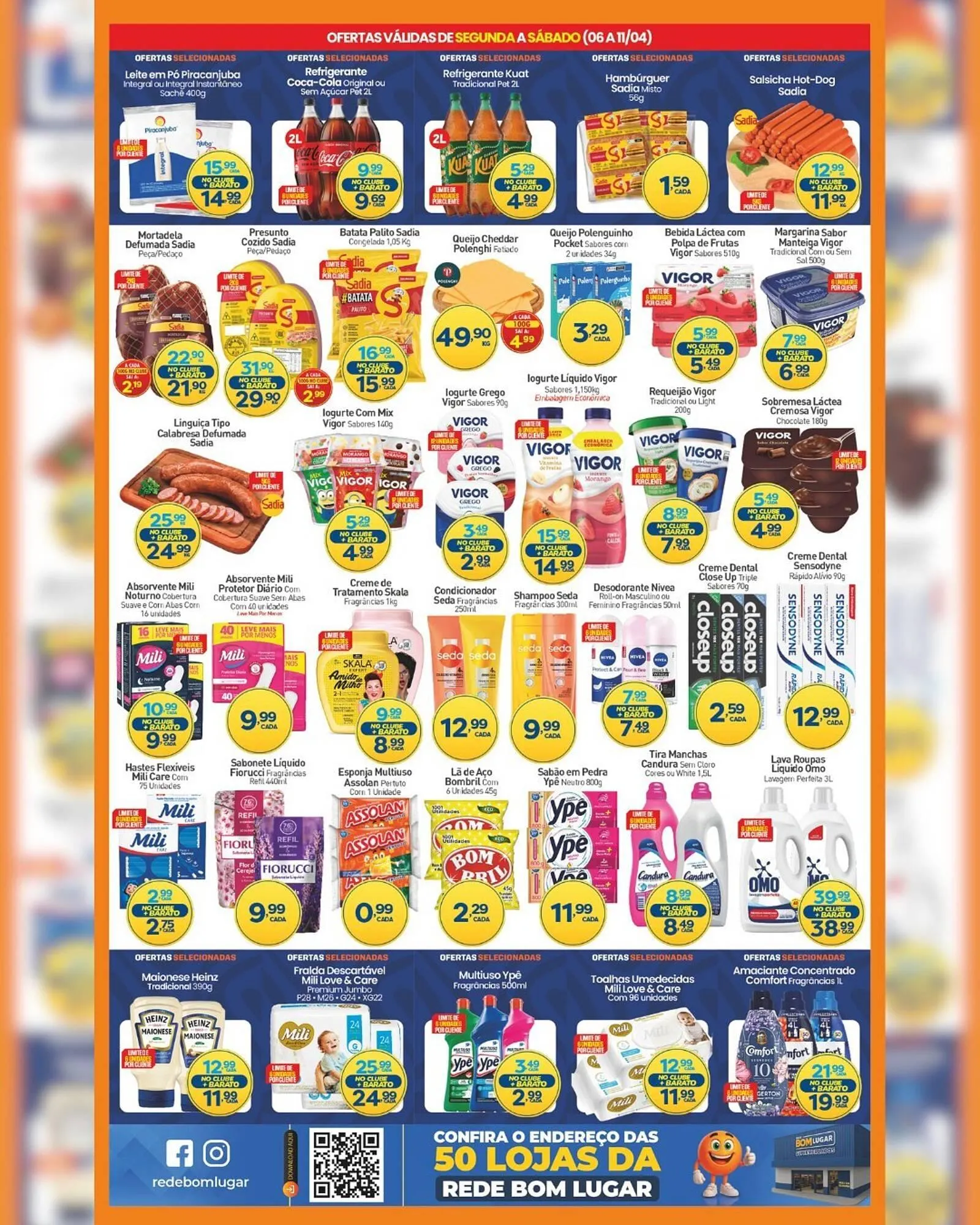 Encarte de Folheto Rede Bom Lugar 6 de abril até 12 de abril 2026 - Pagina 4