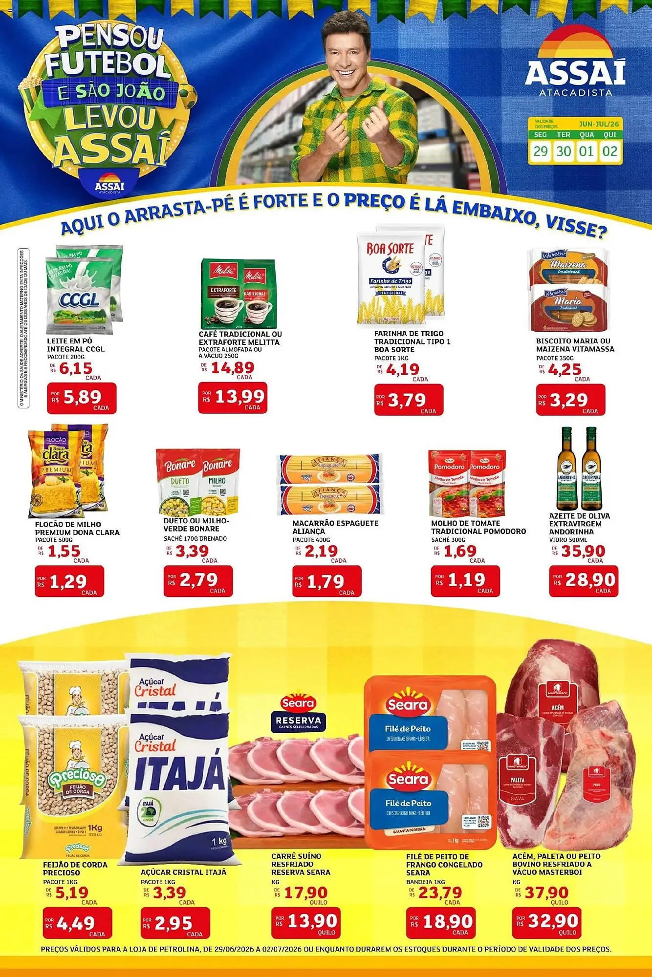 Encarte de Encarte Assaí Atacadista 29 de junho até 2 de julho 2026 - Pagina 1