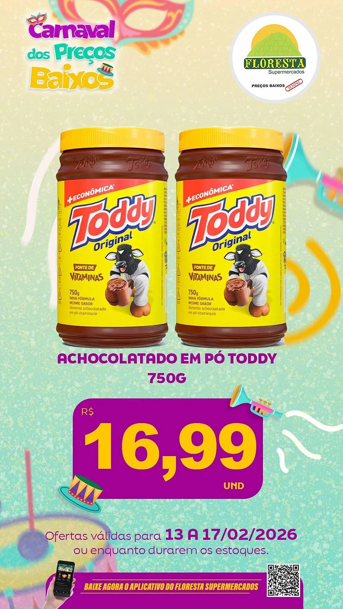 Encarte de Catálogo Floresta Supermercados 13 de fevereiro até 17 de fevereiro 2026 - Pagina 62