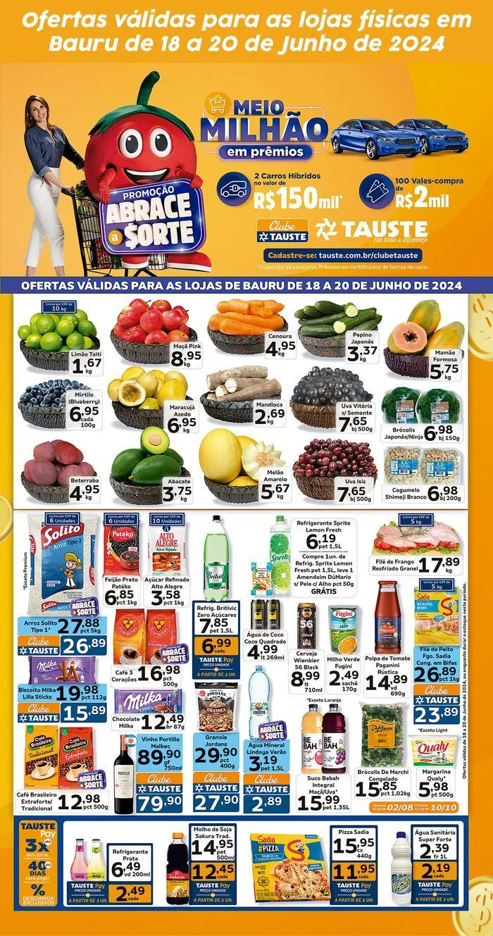 Encarte de Ofertas Tauste Bauru 18 de junho até 20 de junho 2024 - Pagina 2