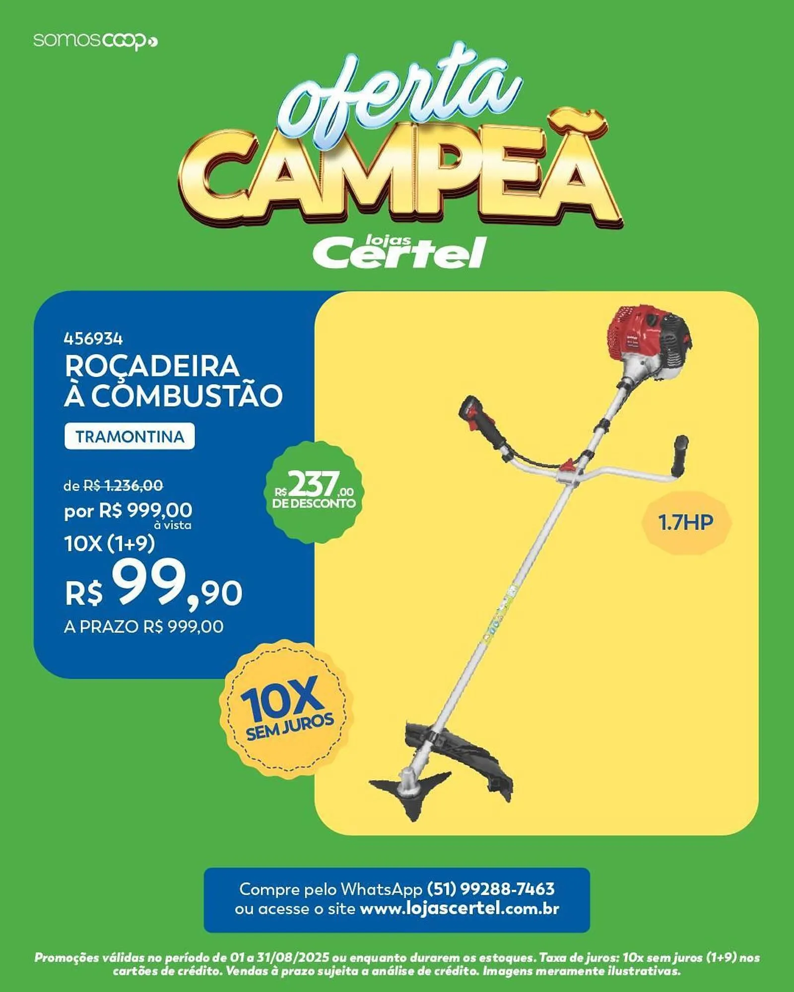 Encarte de Catálogo Lojas Certel 12 de agosto até 31 de agosto 2025 - Pagina 2