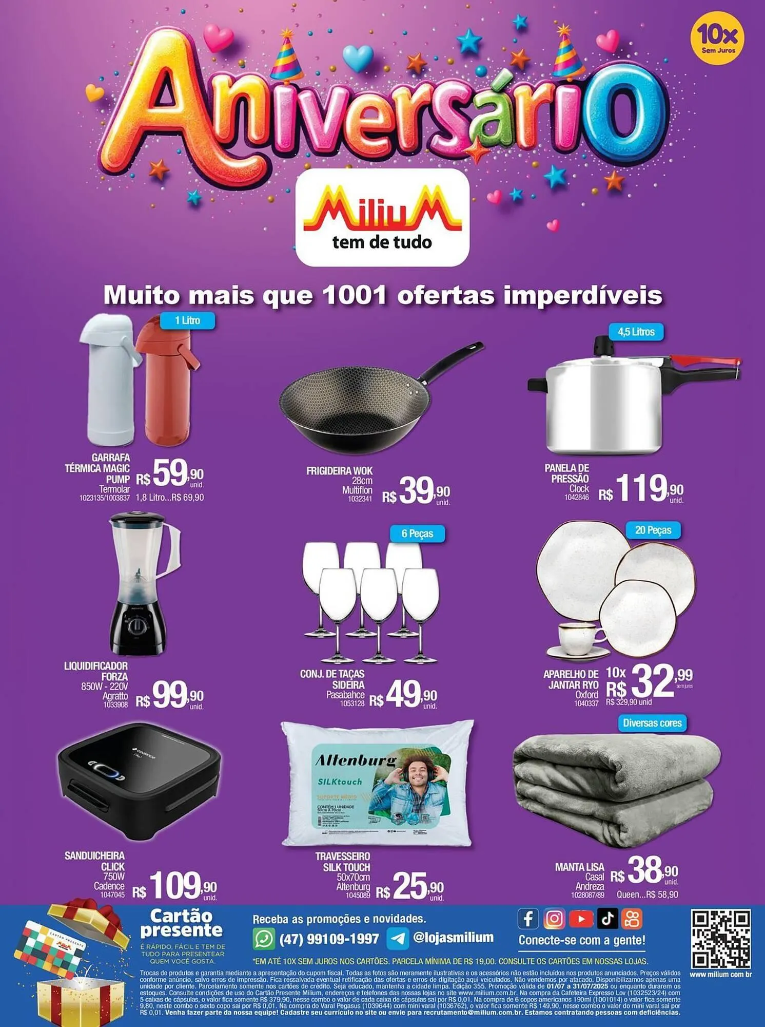 Encarte de Catálogo Milium 2 de julho até 31 de julho 2025 - Pagina 16