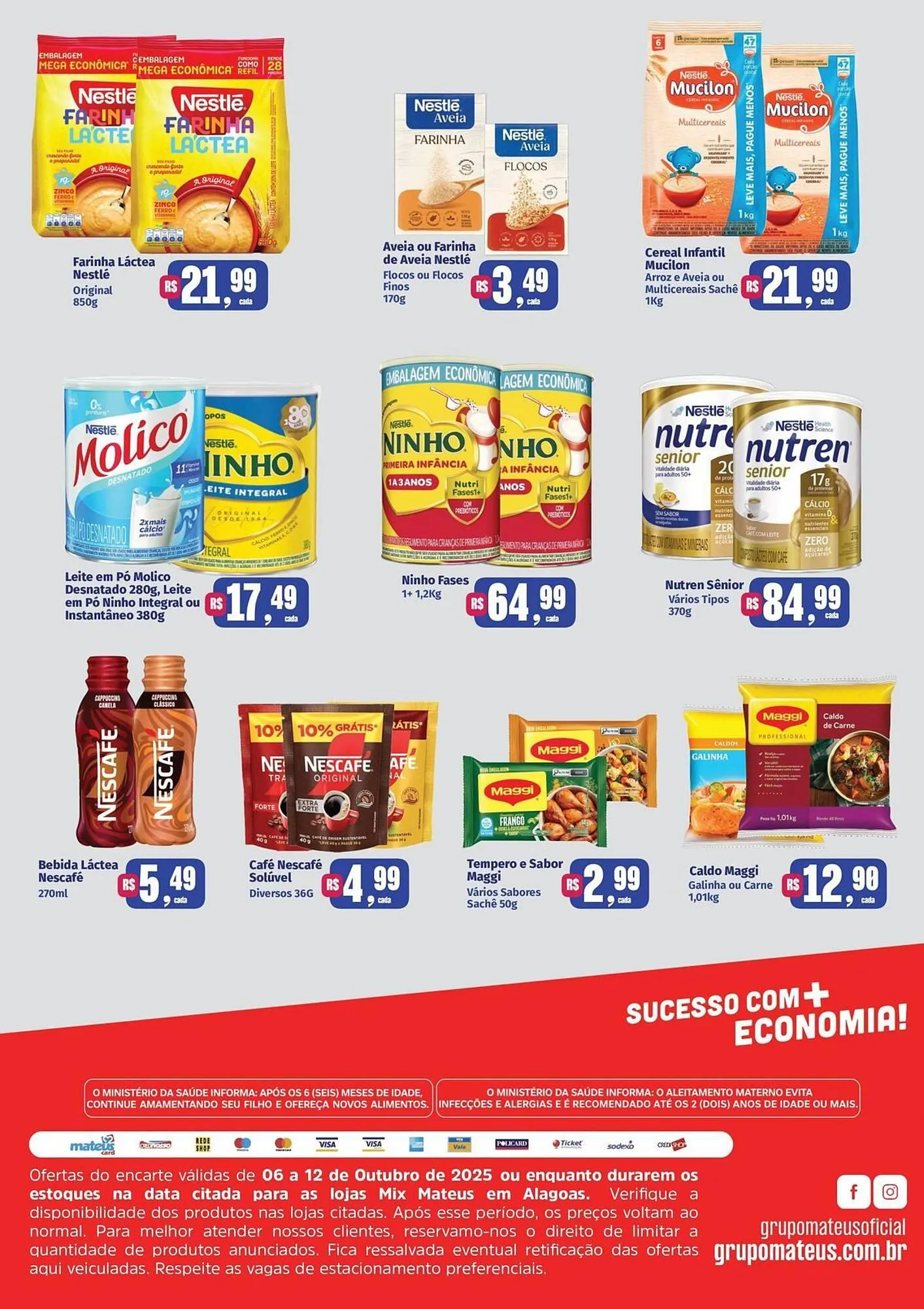 Encarte de Catálogo Supermercados Mateus 6 de outubro até 12 de outubro 2025 - Pagina 2