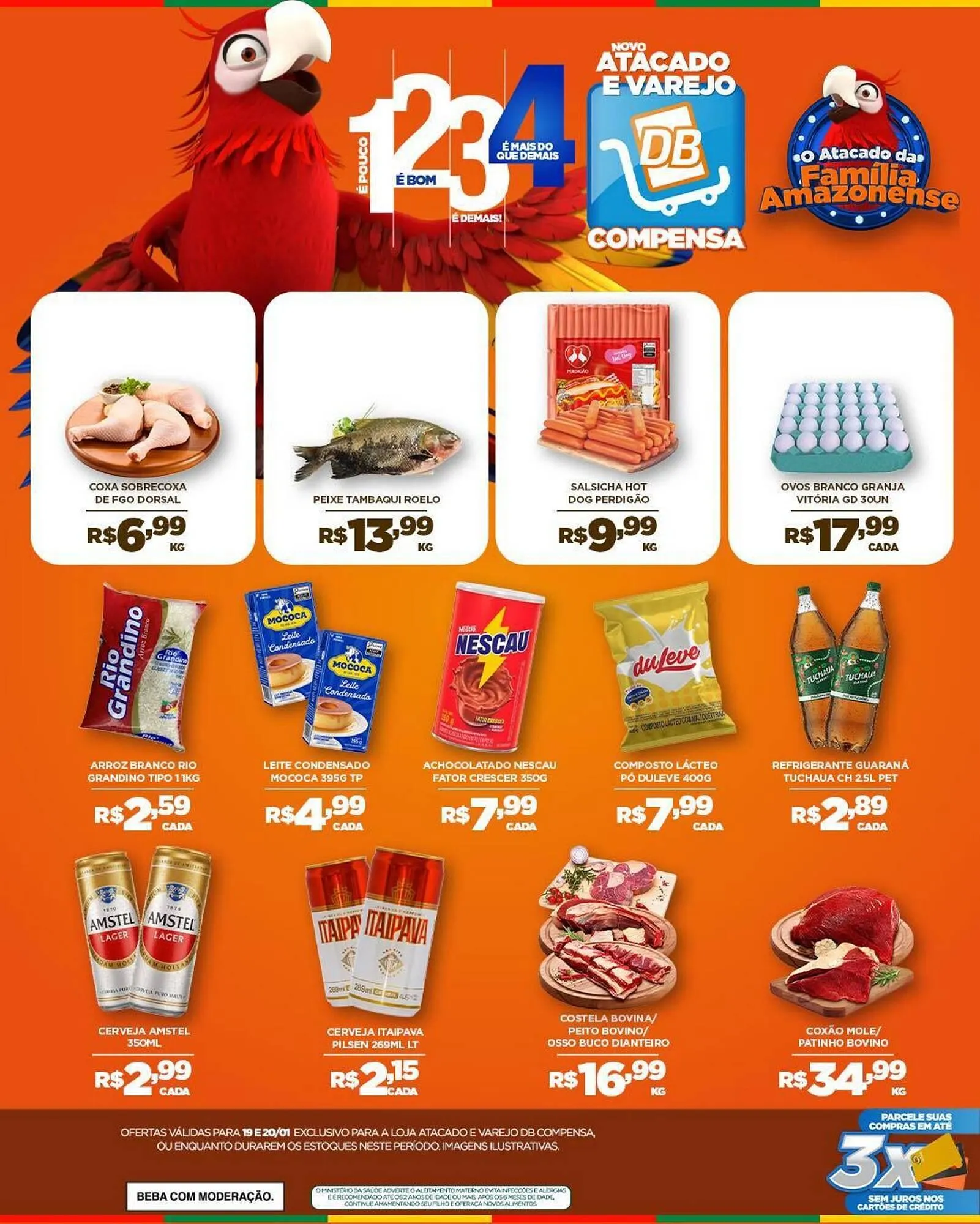 Encarte de Catálogo DB Supermercados 19 de janeiro até 20 de janeiro 2026 - Pagina 1