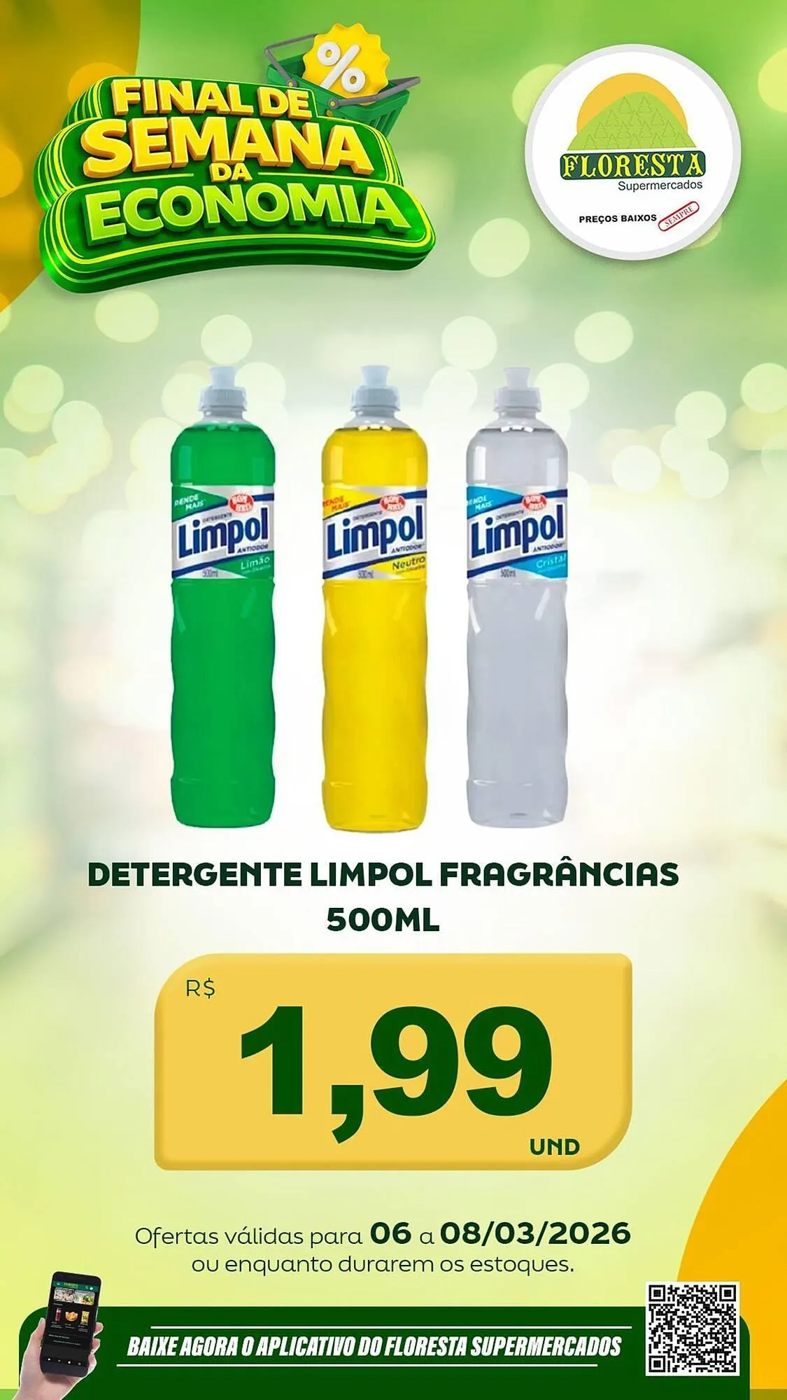 Encarte de Catálogo Floresta Supermercados 6 de março até 8 de março 2026 - Pagina 57