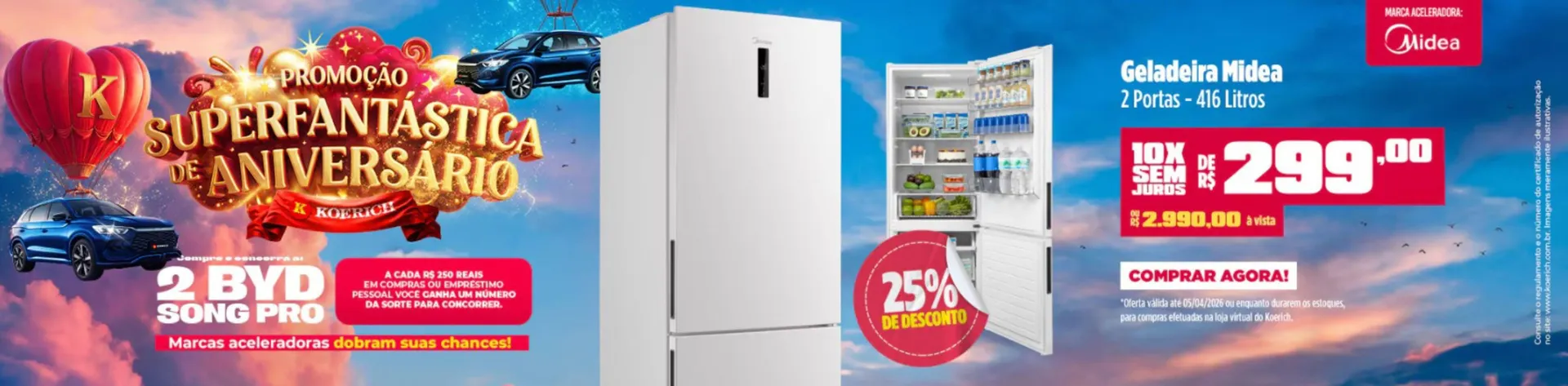 Encarte de Catálogo Lojas Koerich 2 de abril até 5 de abril 2026 - Pagina 1