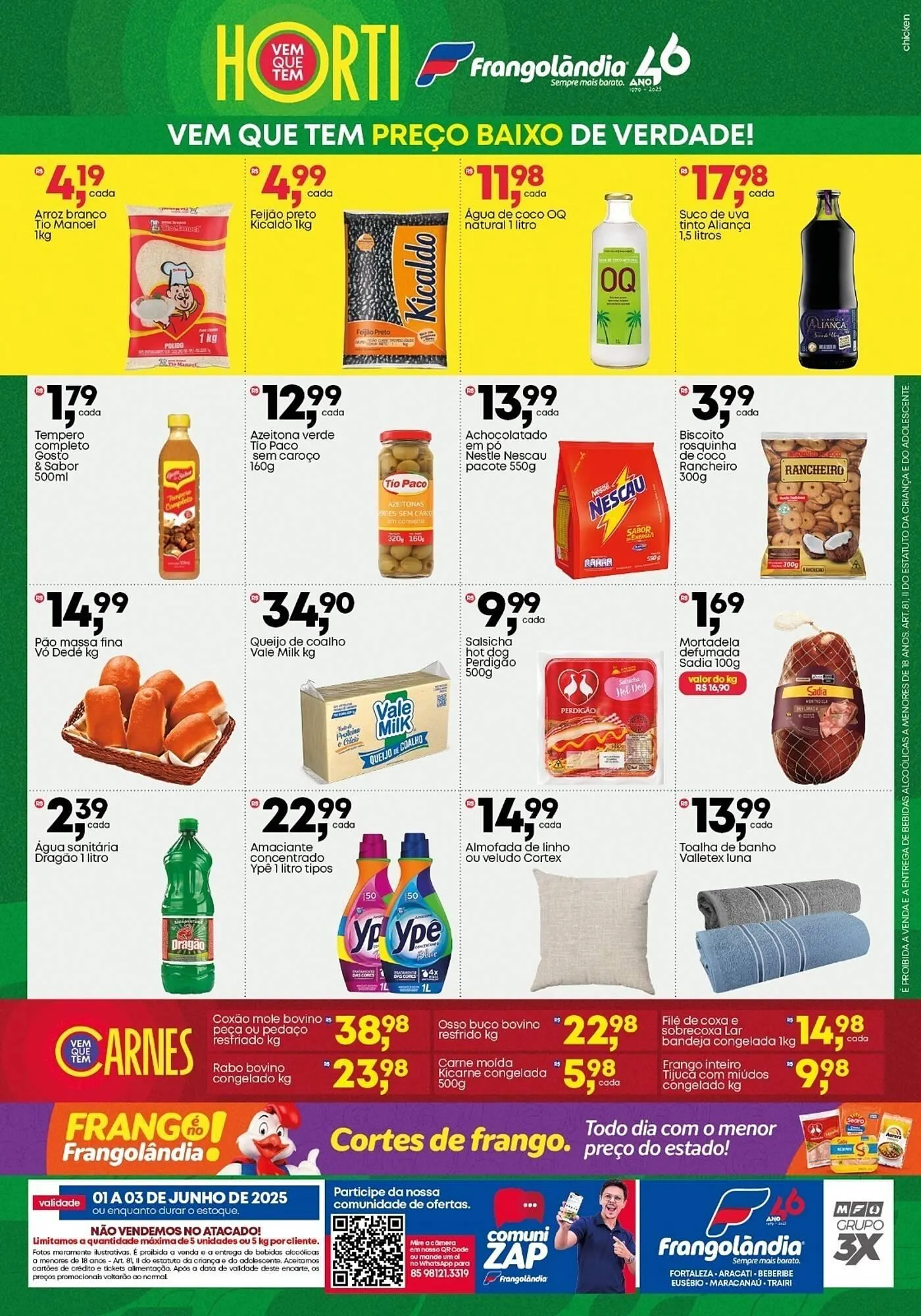 Encarte de Ofertas Frangolândia 1 de junho até 3 de junho 2025 - Pagina 2