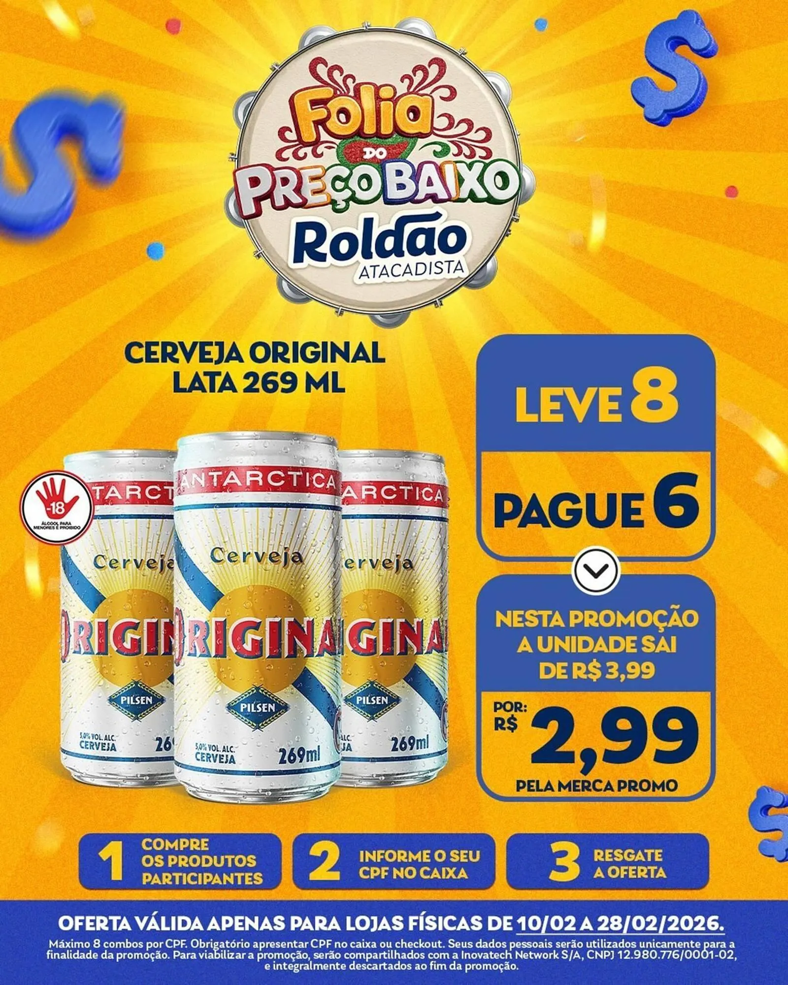 Encarte de Folheto Roldão 10 de fevereiro até 28 de fevereiro 2026 - Pagina 1