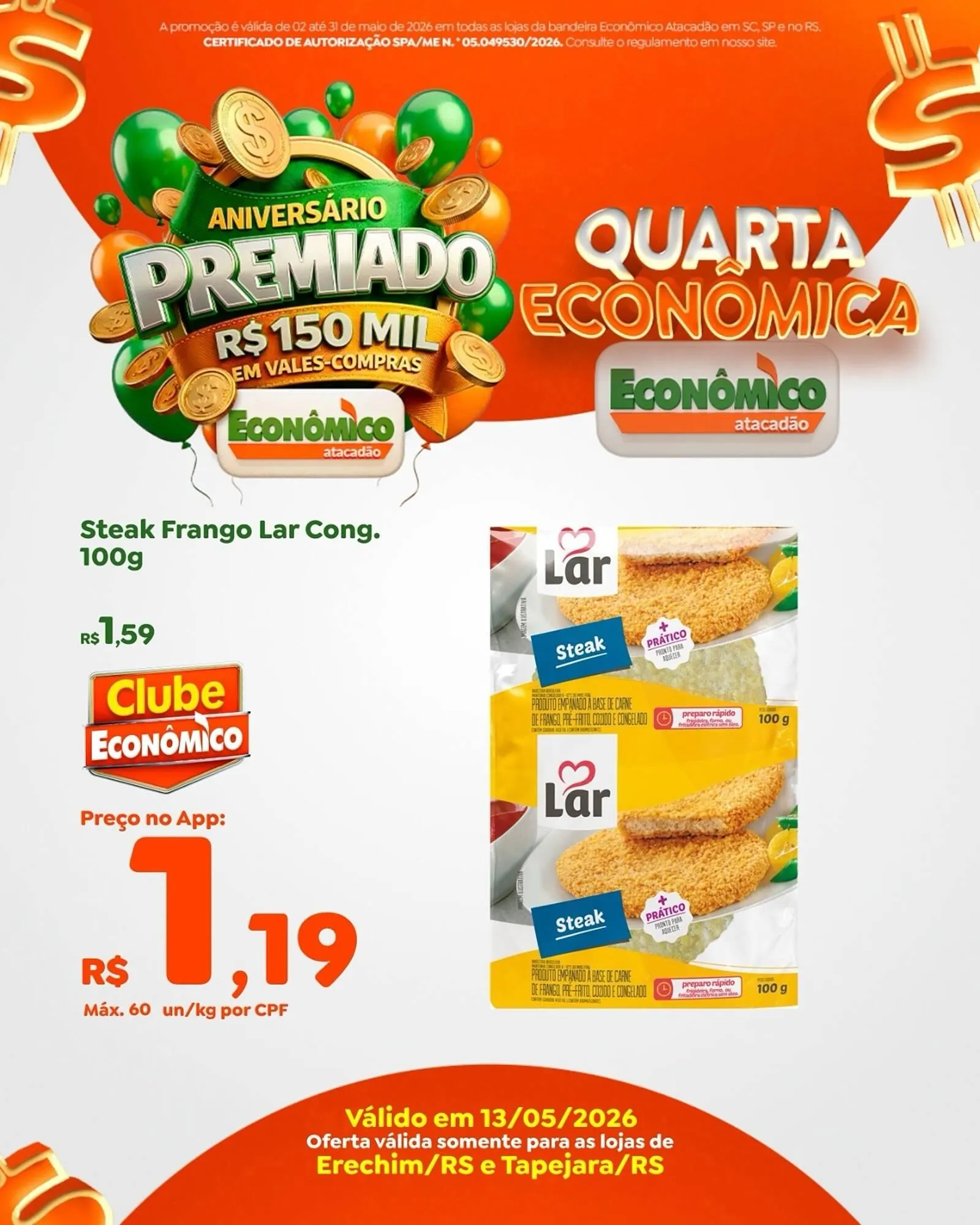 Encarte de Catálogo Econômico Atacadão 13 de maio até 31 de maio 2026 - Pagina 3